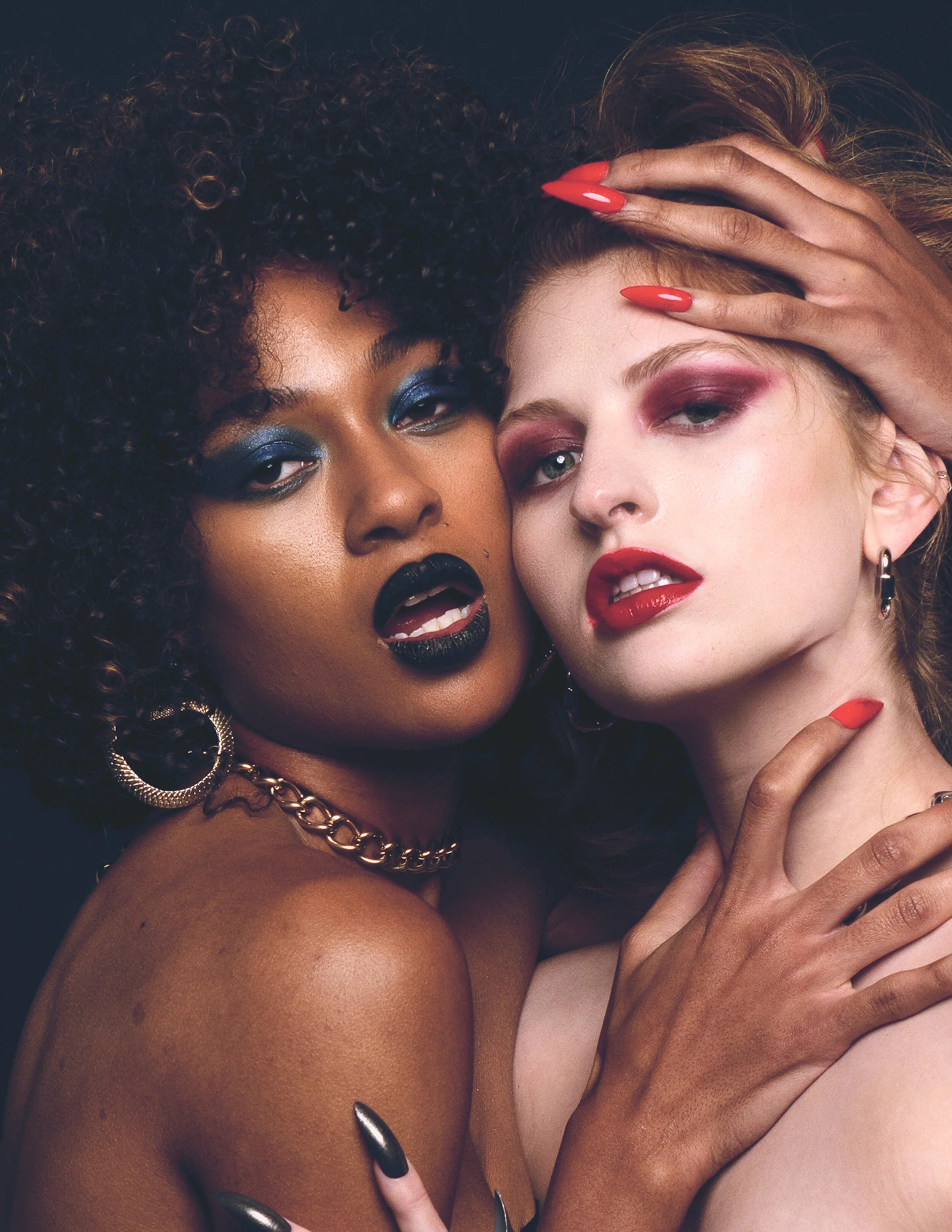 Photographer: David Cullipher Wardrobe Stylist/Creative Director: Isaac Everett Creative Director/Makeup Artist: Vickey Lee Female Model: Alyse Gamble Female Model: Kaitlyn Covington Hair Stylist: Brook Amber Hair Stylist: Kasey McKeon Wardro