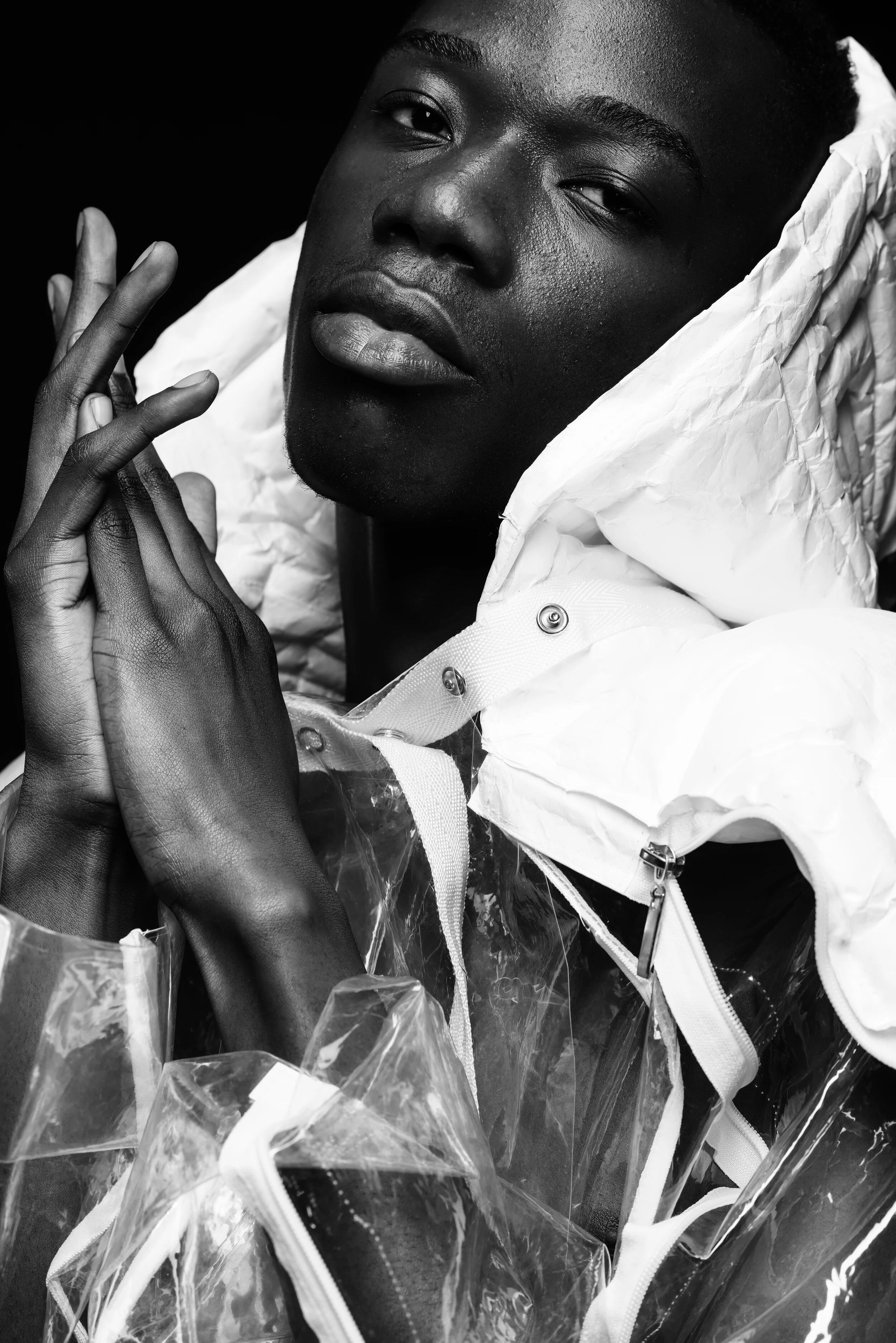 Photographer: Serge Bazilic Male Model: Shaquille Homalley Tape Wardrobe Credits: Clothes: Gora Gala