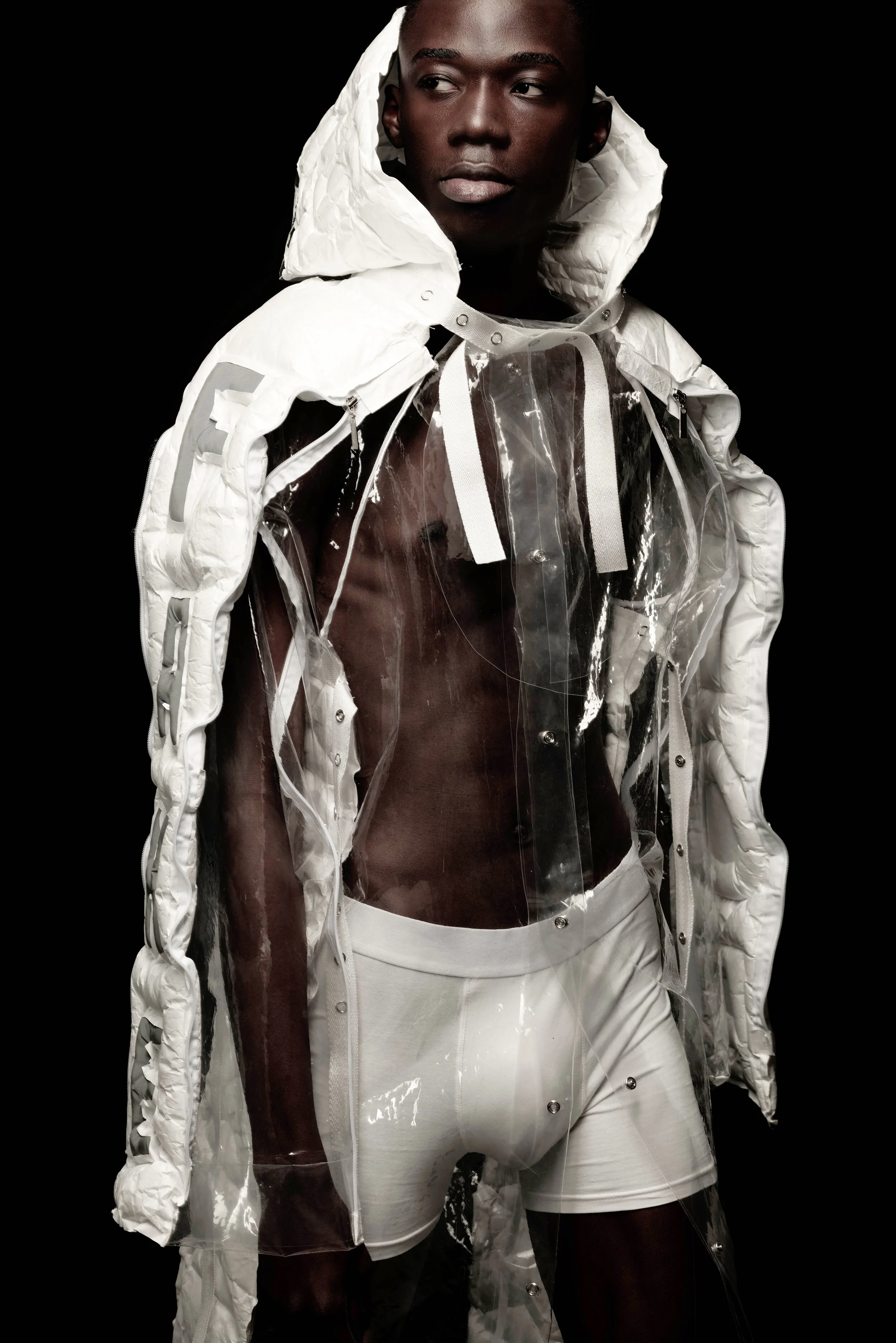 Photographer: Serge Bazilic Male Model: Shaquille Homalley Tape Wardrobe Credits: Clothes: Gora Gala