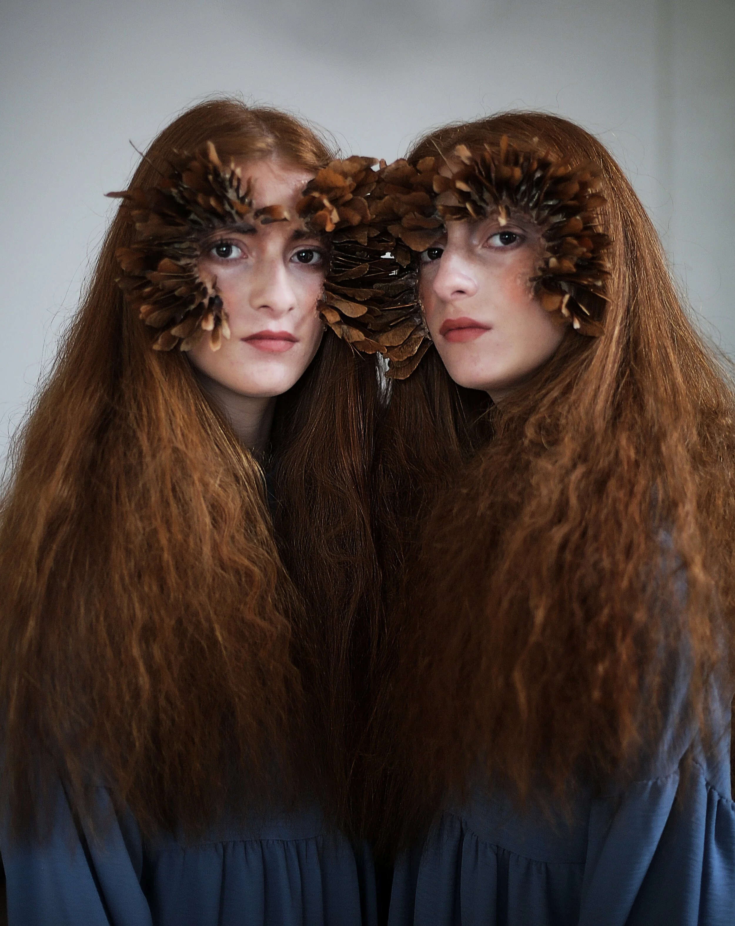 Photographer: Zuzana Valla Female Models: Barnes Twins @Kids London Wardrobe Stylist/Makeup Artist/Accessory Designer/Hair Stylist: Suzanna Forrister-beer Mua