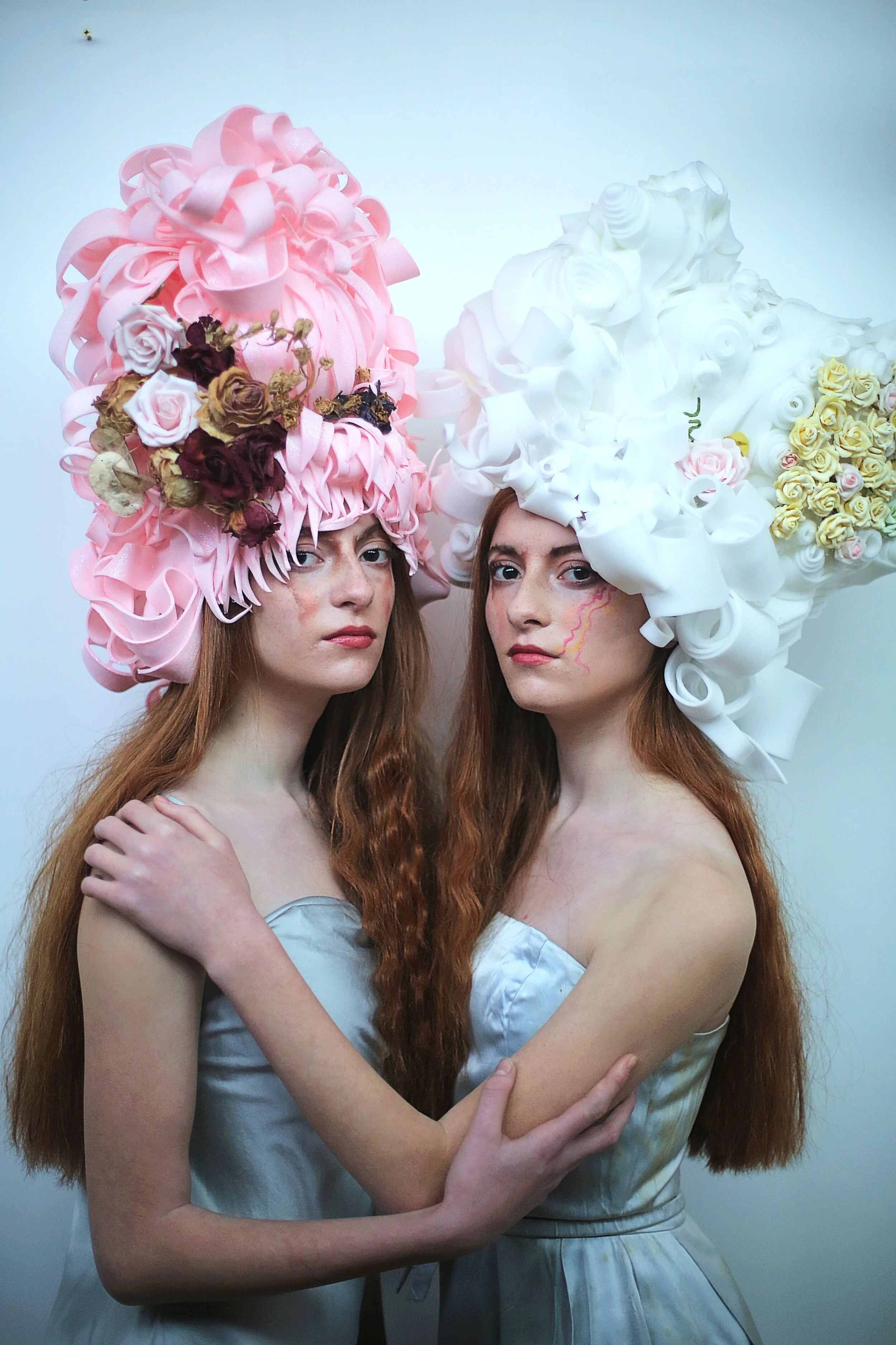 Photographer: Zuzana Valla Female Models: Barnes Twins @Kids London Wardrobe Stylist/Makeup Artist/Accessory Designer/Hair Stylist: Suzanna Forrister-beer Mua