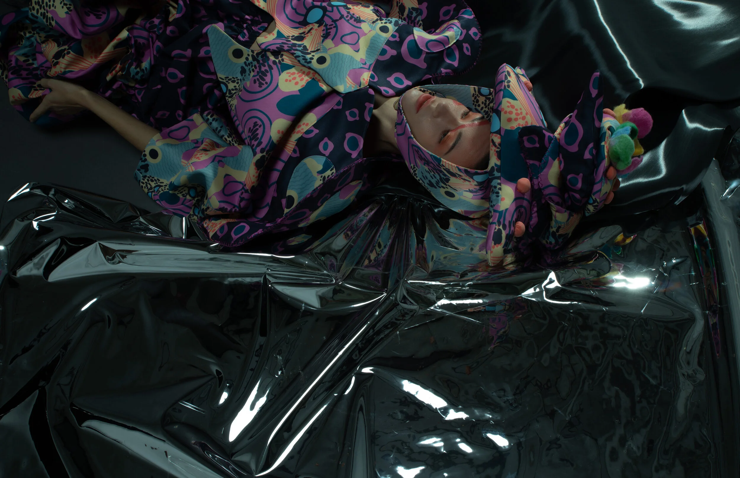 Photographer: Yuxian He Fashion Designer: Ziyu Ma Model: Alexandra Ilina Makeup Artist/Hair Stylist: Mingyan