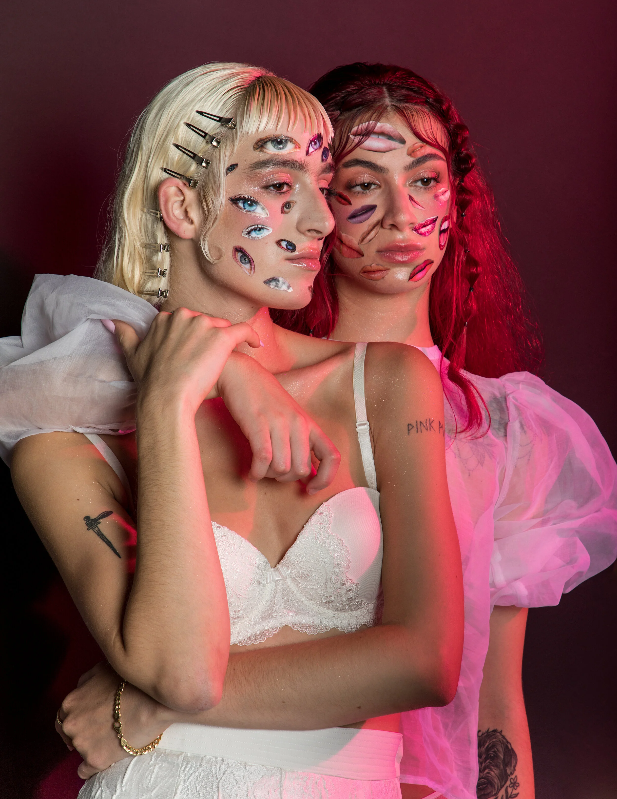Photographer/Retoucher: Lucia Vittoria Sabba Female Model: Saioa Ruiz Makeup Artist/Hair Stylist: Damme D'comme Female Model: Julene Gregorio Wardrobe Stylist/Fashion Designer/Accessory Designer: Maialen illescas Wardrobe Credits: top, skirt