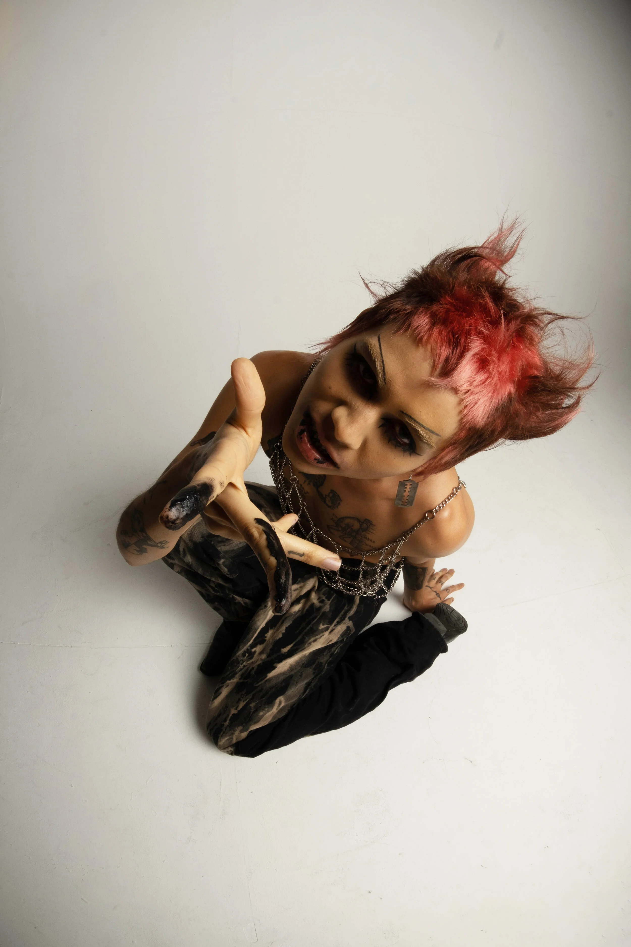 Photographer: James Caswell Model: Chakra Efendi Makeup Artist: Tracey Katherine Stylist: Sinclair Bryant Hair Stylist: William Webb Wardrobe Credits: Featured designers: Hardeman (@hardeman_), Sschafer (@sschafer),