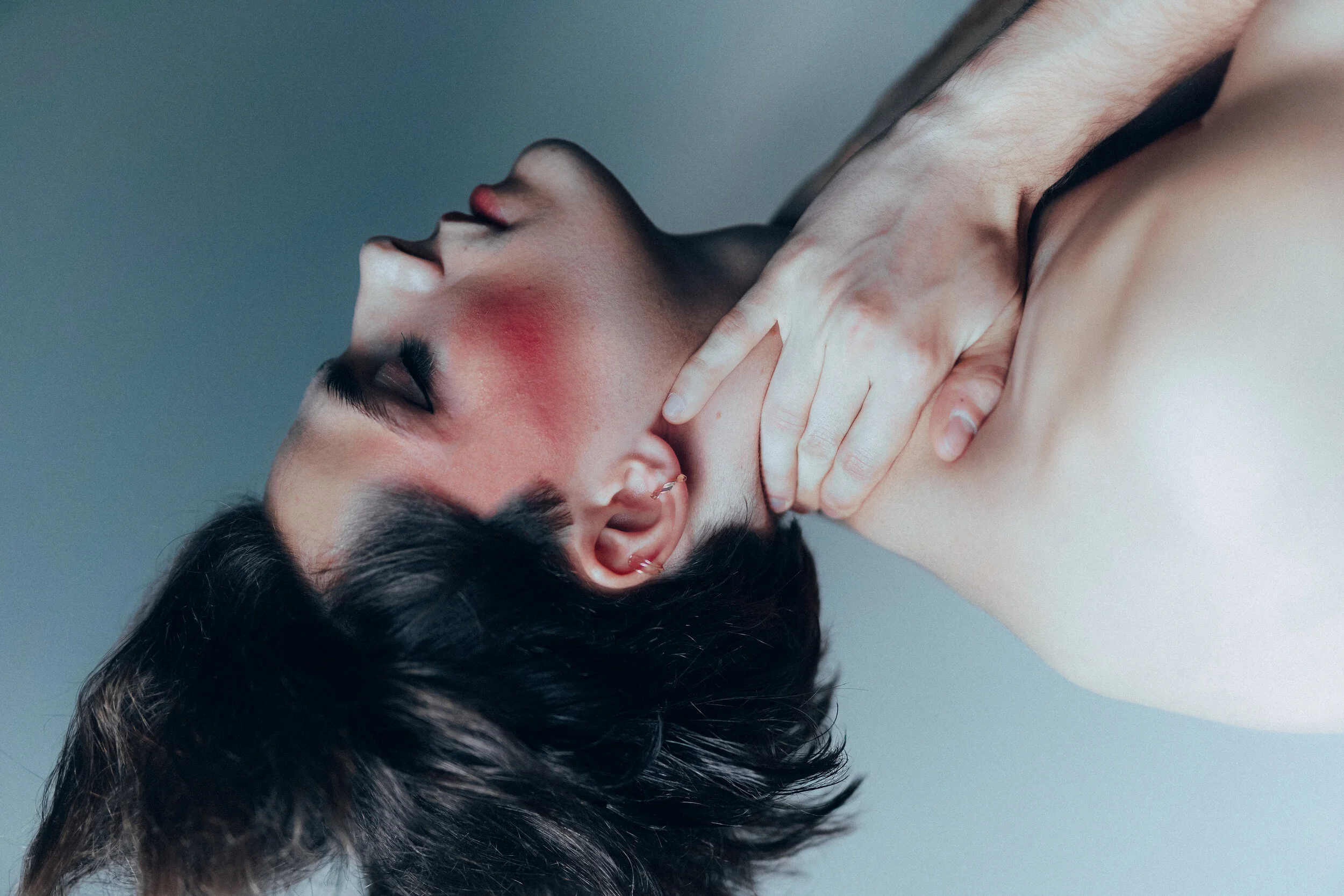 Photographer: Sébastien Marchand Model: Sylvain Sencier @Enjoy Model Hair Stylist: Tessa Hamani Makeup Artist: Allimakeup Wardrobe Credits: Earings : Asos