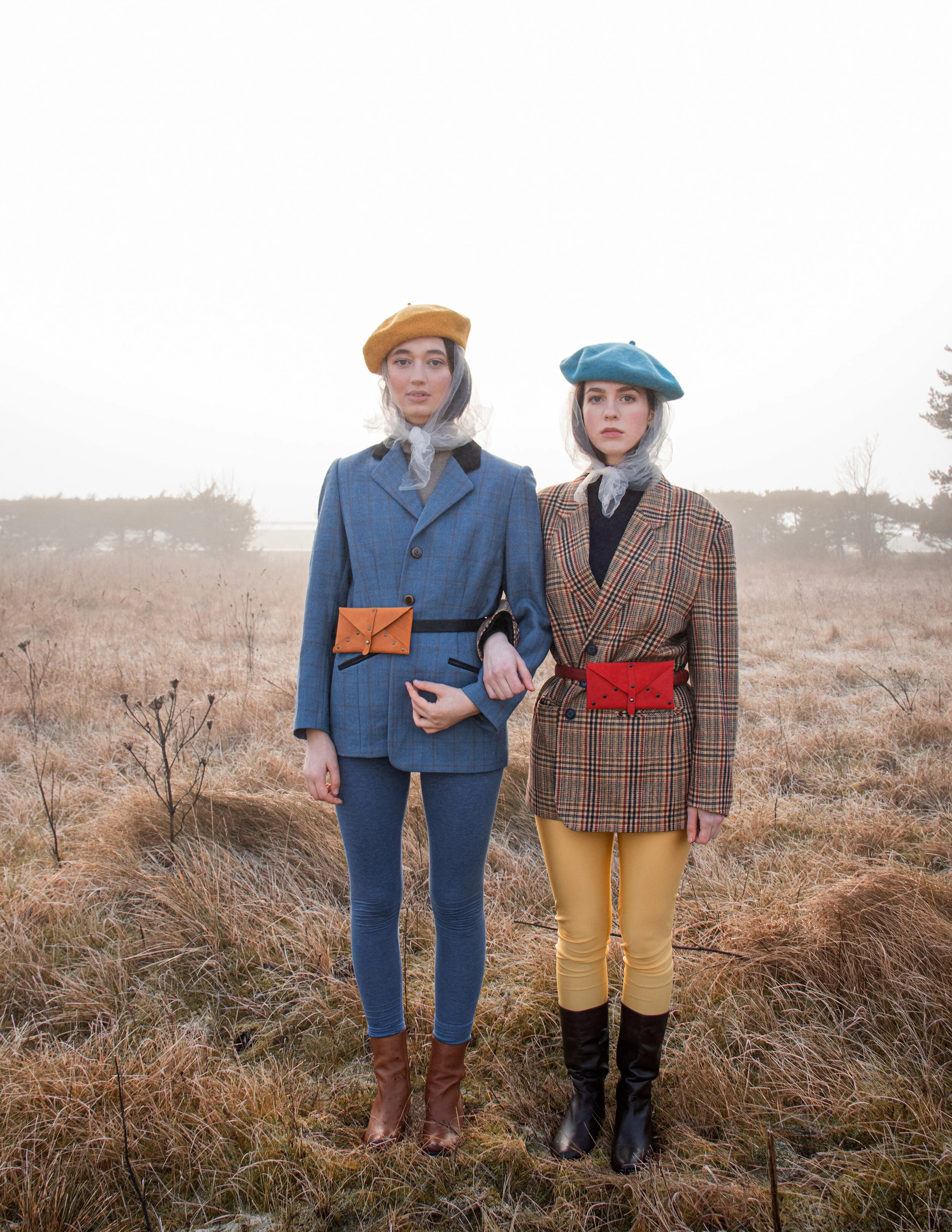 Photographer: Viktoria Sipilova Model: Elina Tapilina Model: Polina Zahharenkova Makeup Artist: Jekaterina Dragunov Wardrobe Credits: All clothes from Humana Vintage Estonia Leather belt bags by BMOR studio (papa.lvovich)