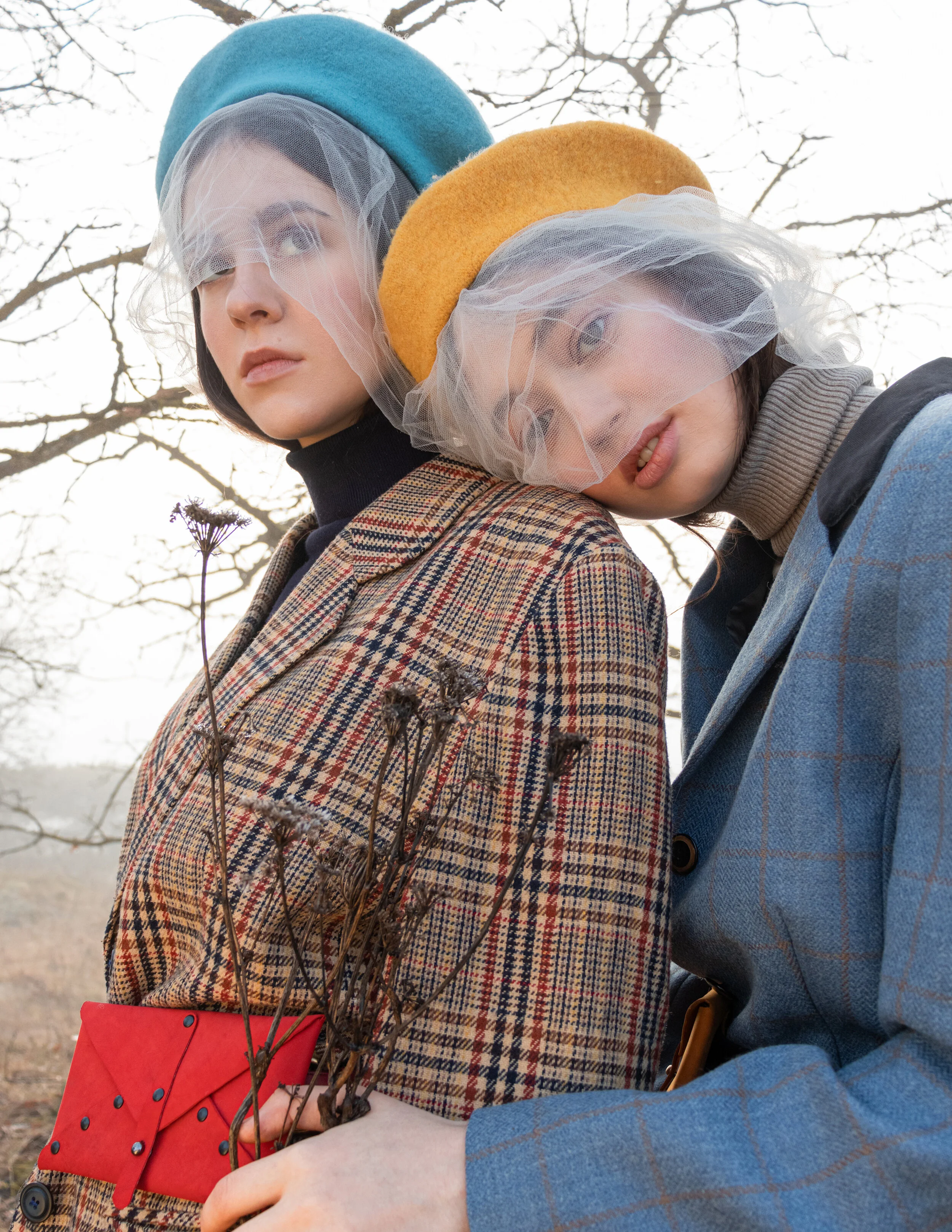 Photographer: Viktoria Sipilova Model: Elina Tapilina Model: Polina Zahharenkova Makeup Artist: Jekaterina Dragunov Wardrobe Credits: All clothes from Humana Vintage Estonia Leather belt bags by BMOR studio (papa.lvovich)