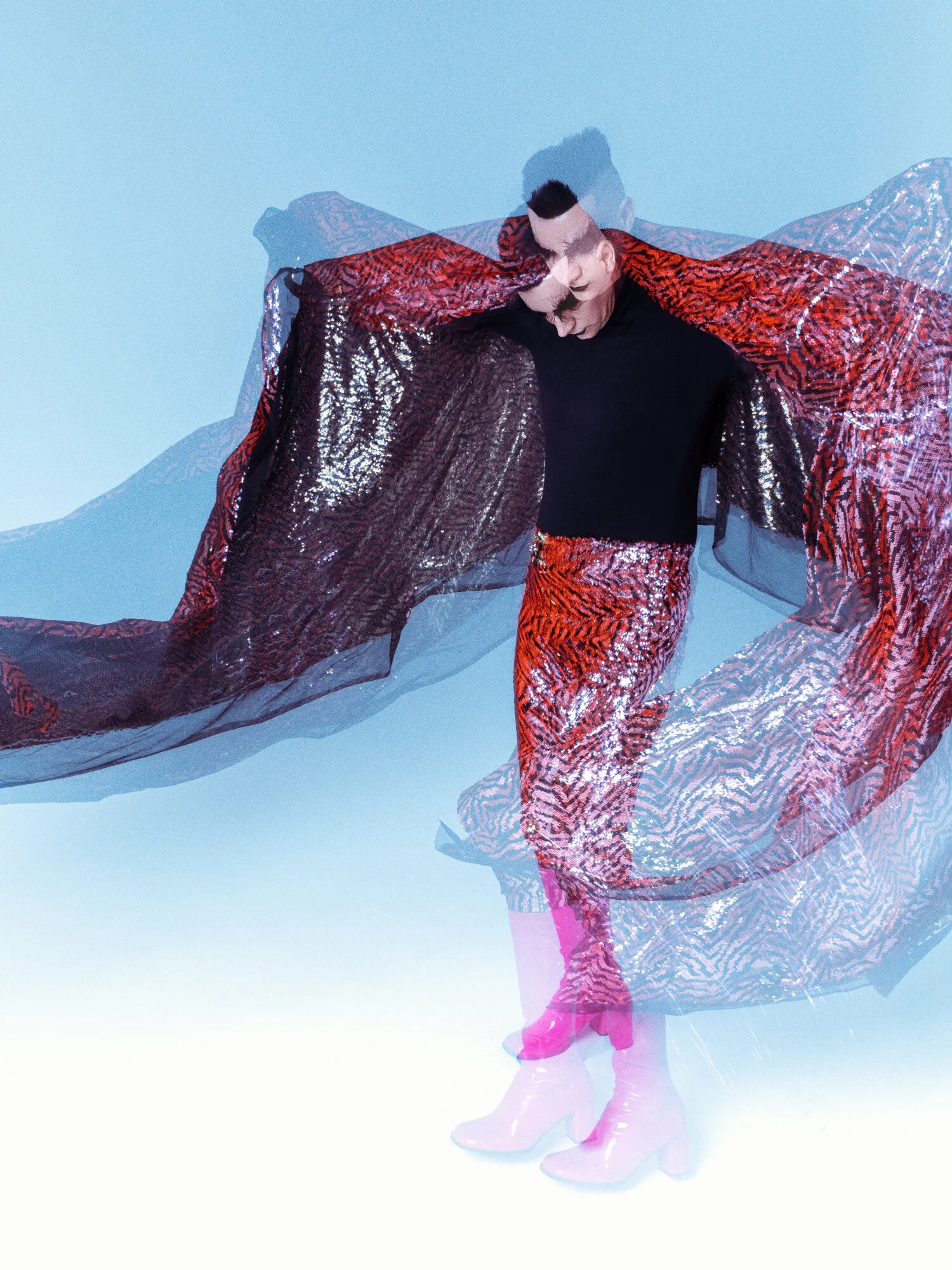 Photographer: Kishka Jensen Model: Costume / Adam Ouston Hair Stylist: Wayne Chappell Makeup Artist: Sophie McDermott Wardrobe Designer: Michelle Boyde