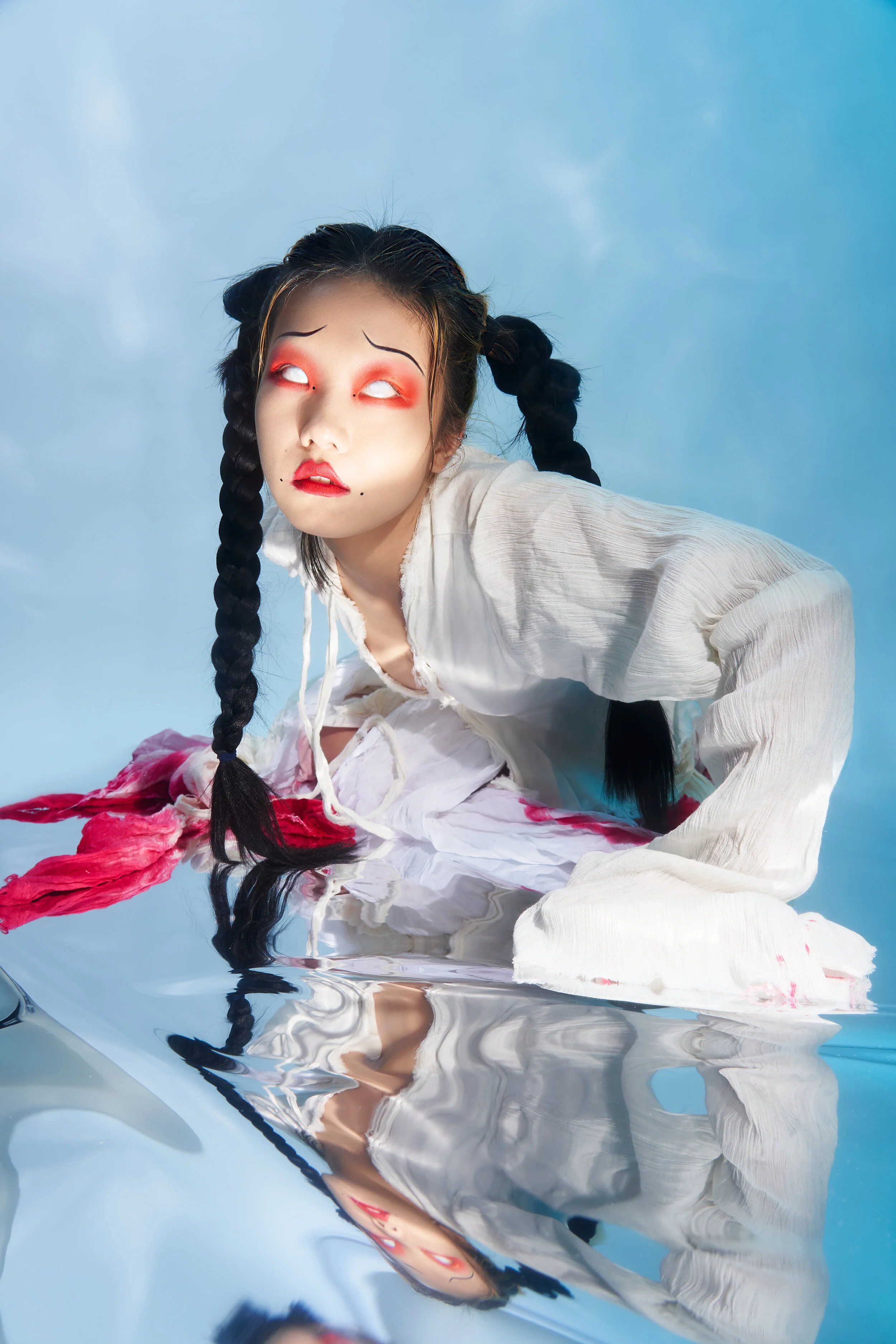 Photographer: Alex Lv Female Model/Fashion Designer/Makeup Artist/Hair Stylist: Jiaxuan Li