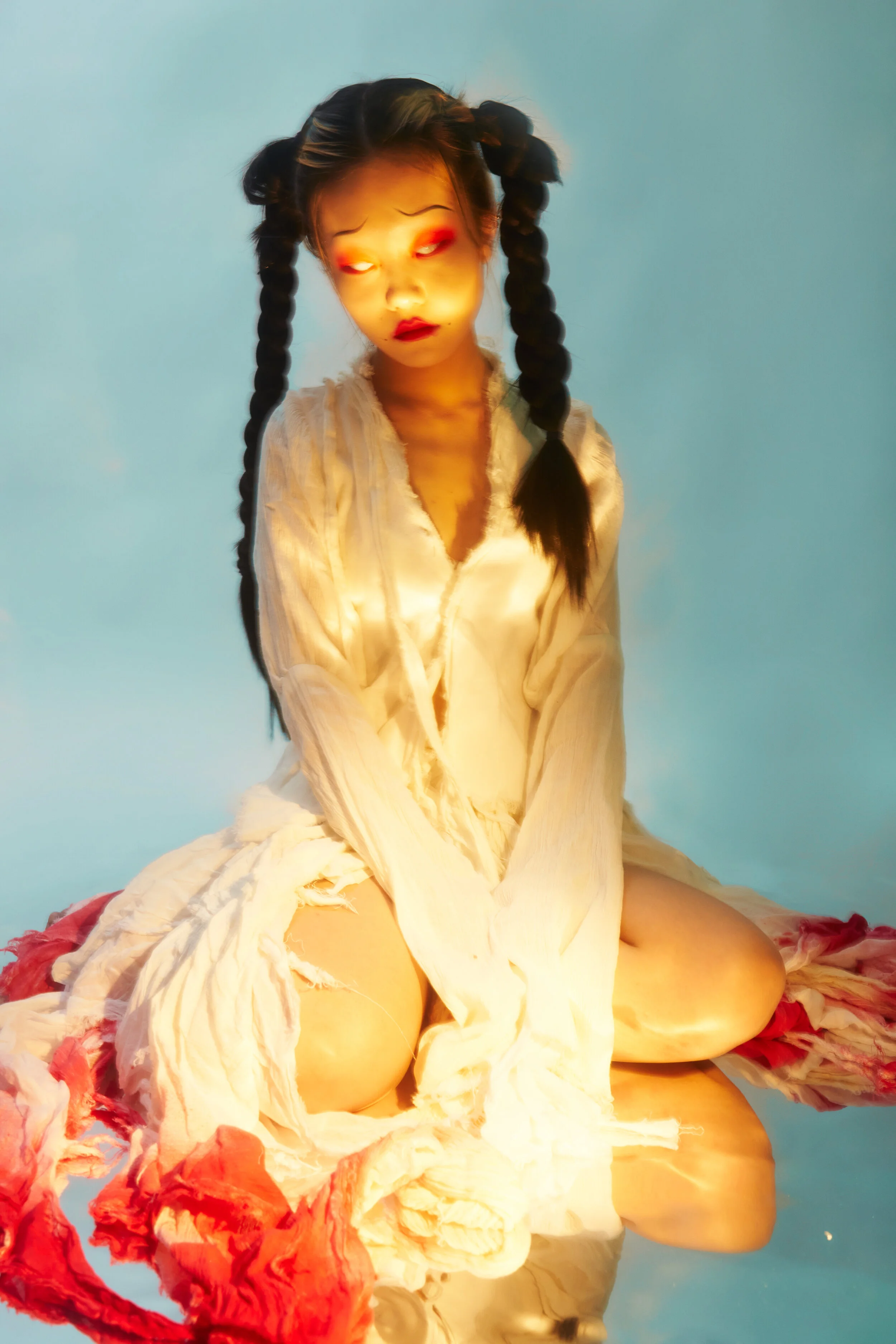 Photographer: Alex Lv Female Model/Fashion Designer/Makeup Artist/Hair Stylist: Jiaxuan Li