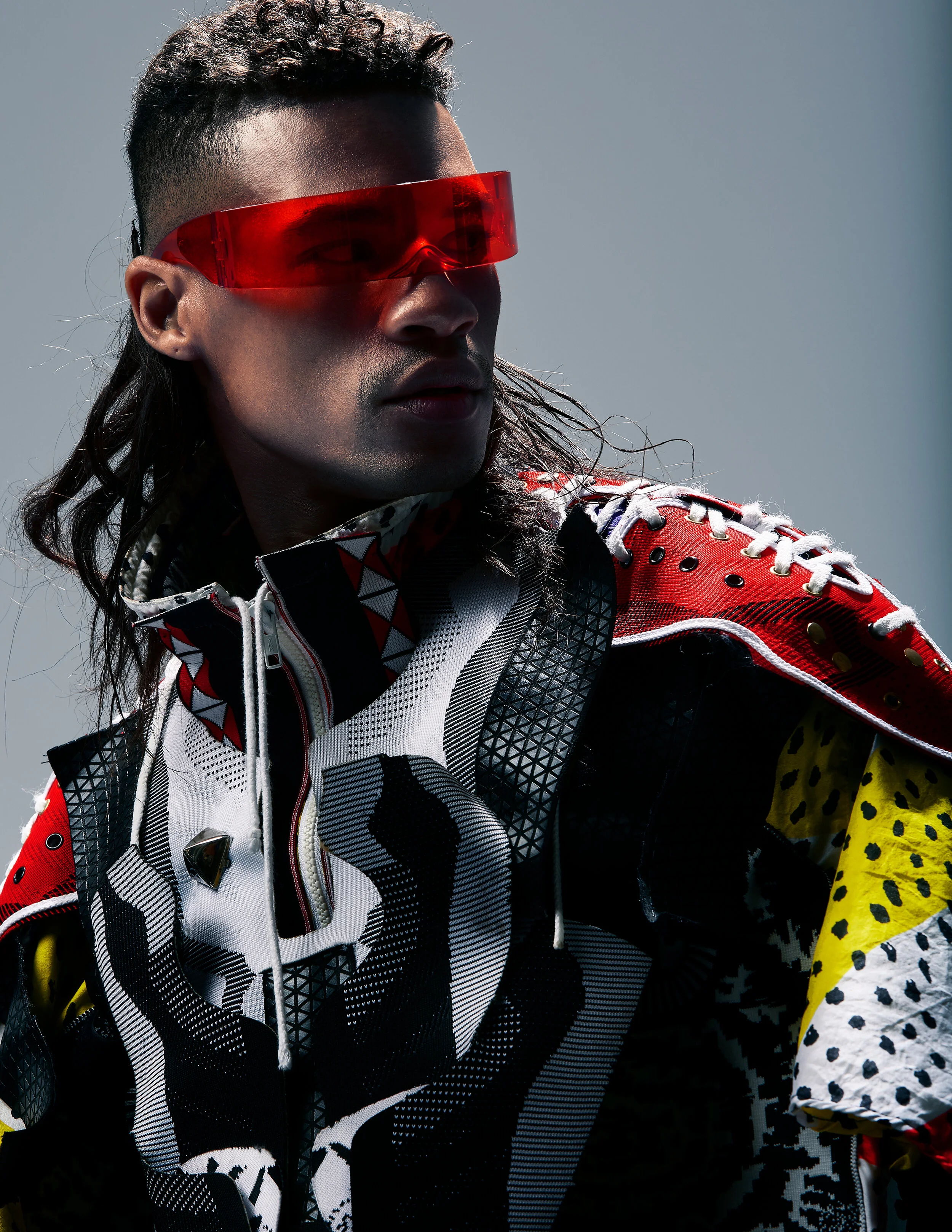 Photographer: Boris Edrosa González Makeup Artist: Laura del Muro Wardrobe Stylist/Fashion Designer: It-Spain Assistant: Pablo Pérez Model: Dayron Arias @youmodelsmngt Wardrobe Credits: It-Spain