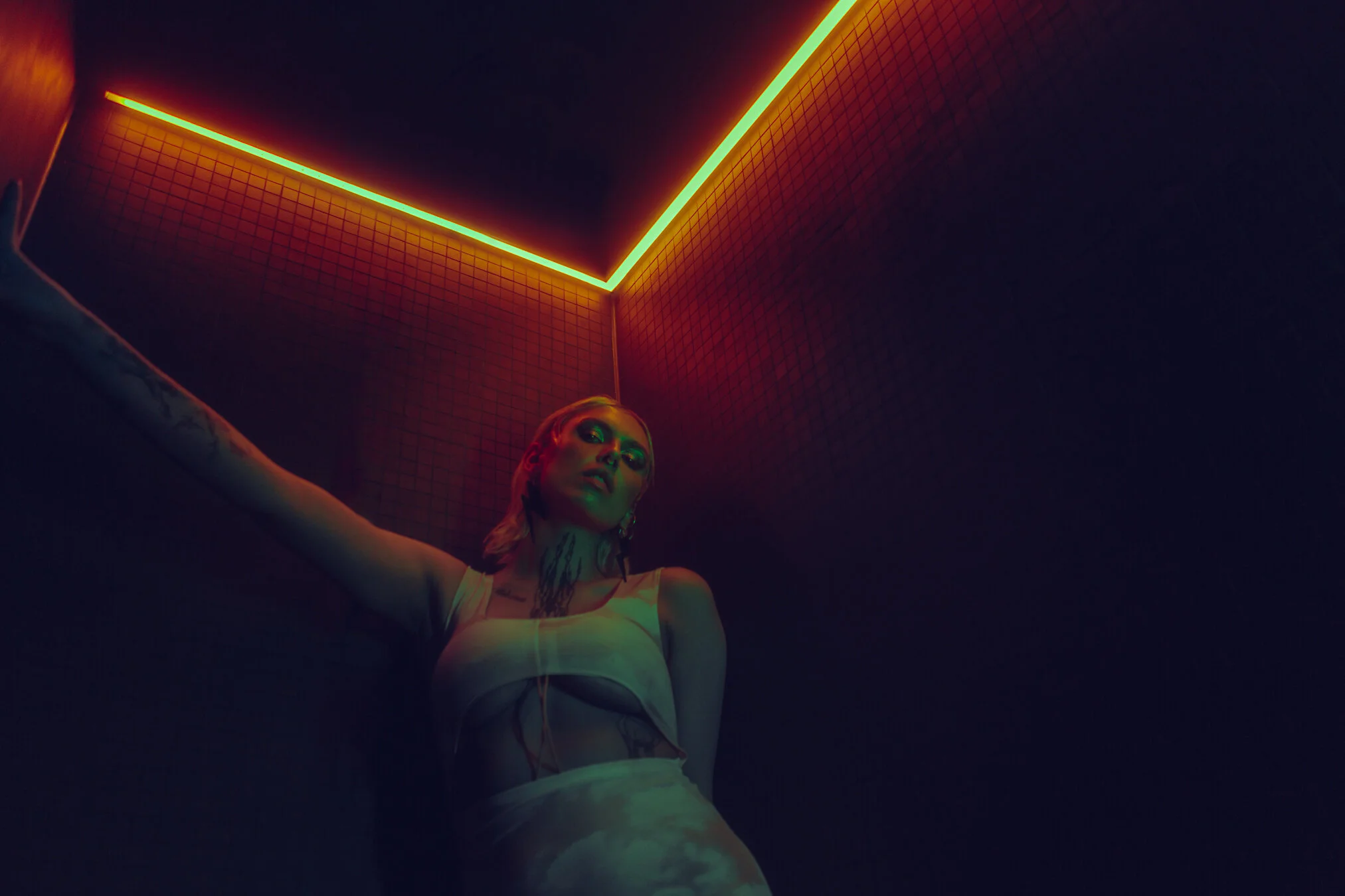 Photographer: Davide Aronnax Female Model: Bella Ella Makeup Artist: Eva Herbohn Assistant: Nina Blck Fashion Designer: Ivy Berlin Wardrobe Credits: Earrings and Body: Ivy Berlin