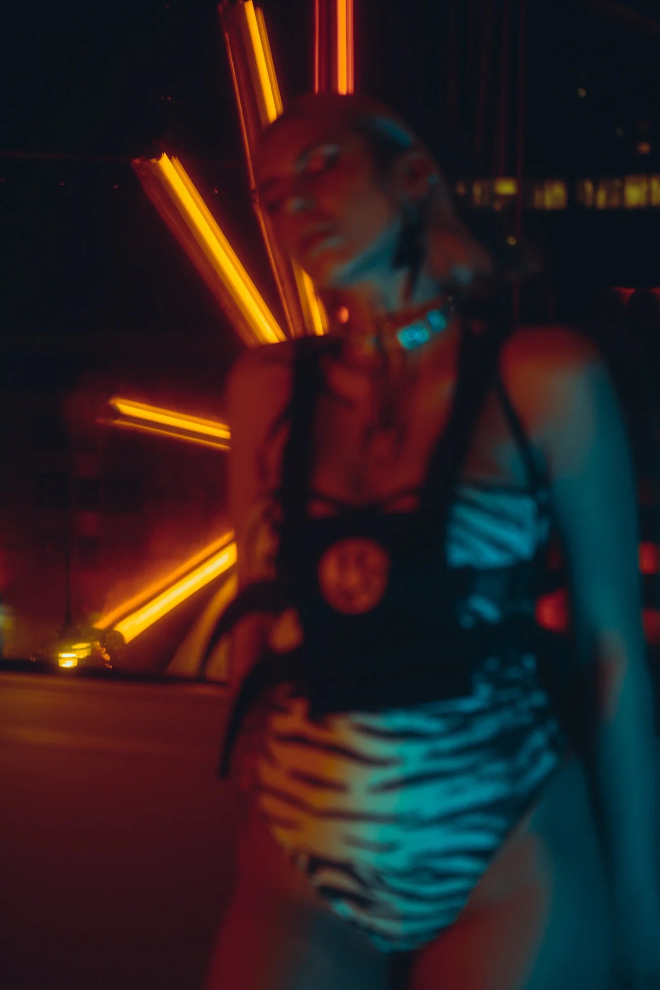 Photographer: Davide Aronnax Female Model: Bella Ella Makeup Artist: Eva Herbohn Fashion Designer: Ivy Berlin Assistant: Nina Blck Wardrobe Credits: Earrings, Chest-Bag and Body: Ivy Berlin Choker: Self-Made