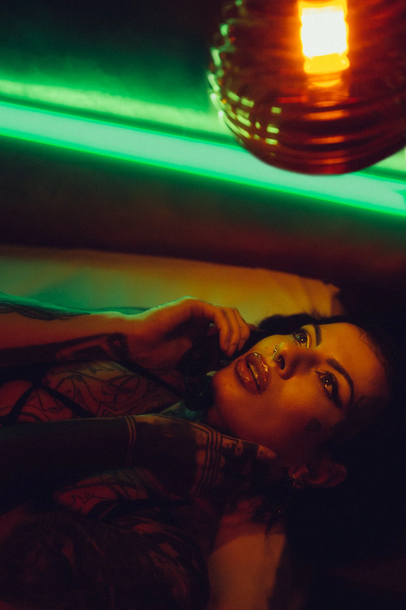 Photographer: Davide Aronnax Female Model: Dark Liquor Makeup Artist: Eva Herbohn Fashion Designer: Ivy Berlin Assistant: Nina Blck Wardrobe Credits: Body: Ivy Berlin