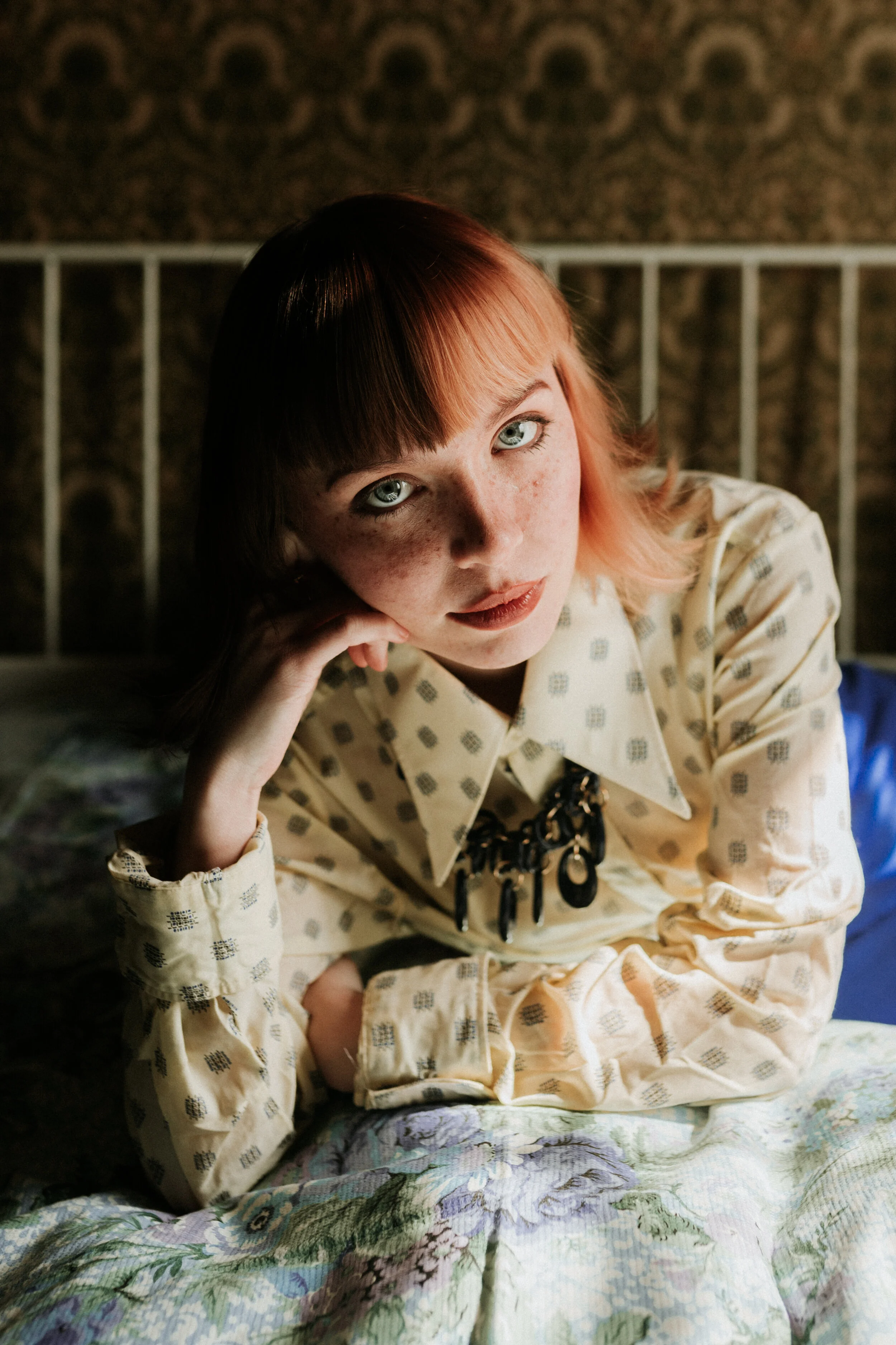 Photographer: Anne-Sophie Benoit Model: Captain Pooky Makeup Artist/Hair Stylist: Laurette Darnault Assistant: Briac Durand Wardrobe Stylist: Zero Katre Wardrobe Credits: Vintage clothes: @fripesketchup