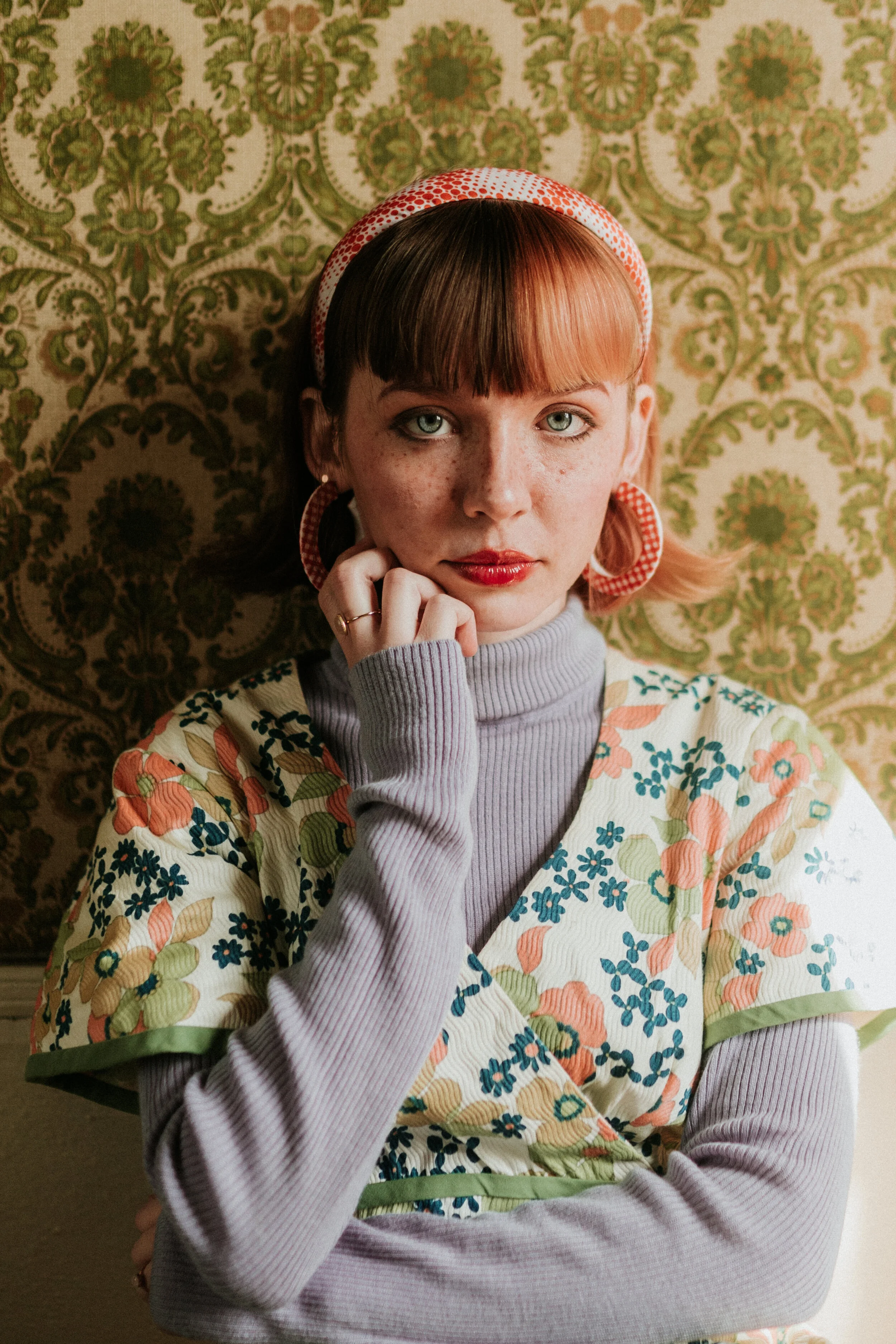 Photographer: Anne-Sophie Benoit Model: Captain Pooky Makeup Artist/Hair Stylist: Laurette Darnault Assistant: Briac Durand Wardrobe Stylist: Zero Katre Wardrobe Credits: Vintage clothes: @fripesketchup