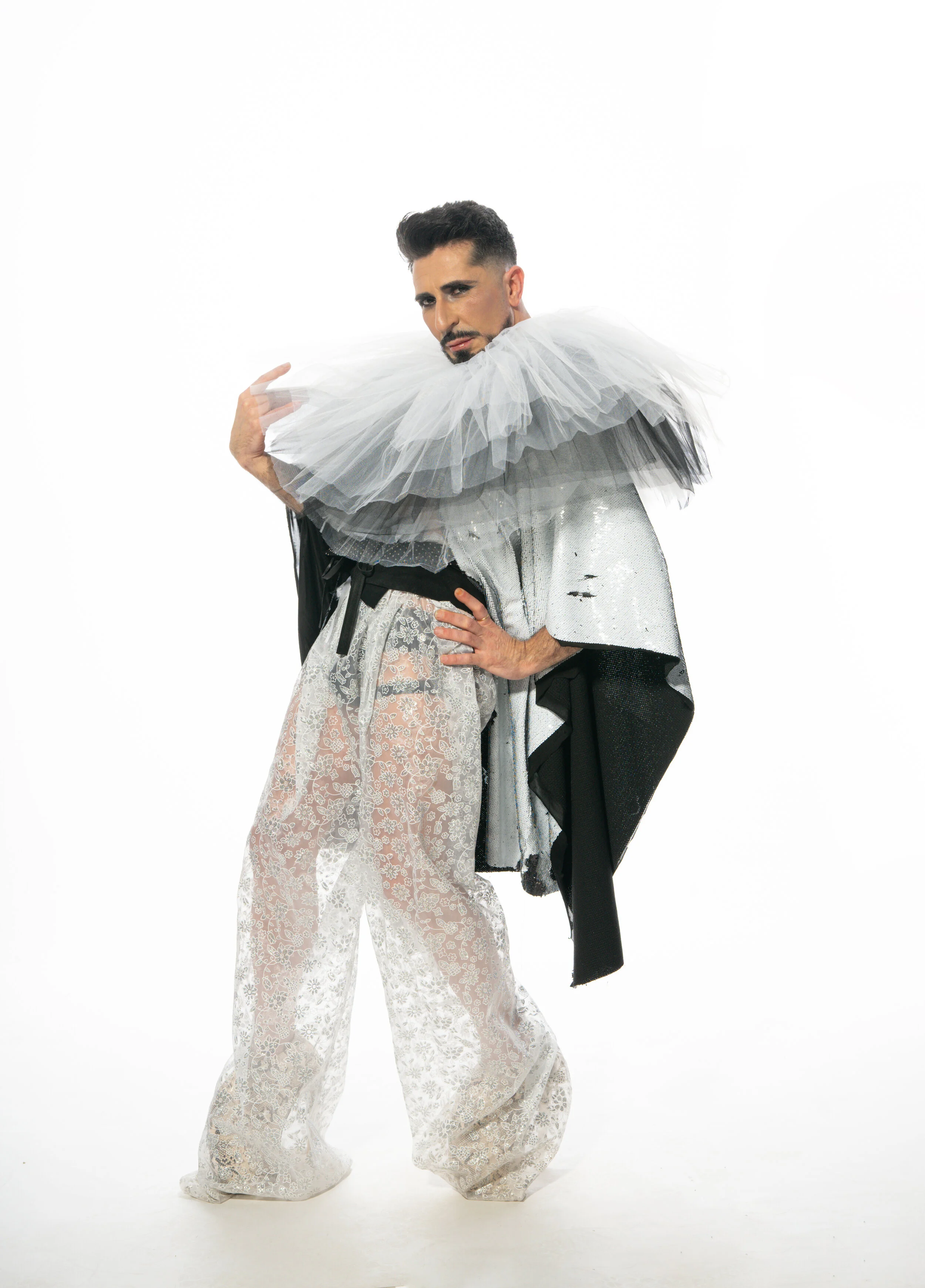 Photographer: Javier Trujillo Model: Mright7777 Makeup Artist: Zaira Domenech Makeup Artist: Mayte Pascual Porter Hair Stylist: Juan Murgui Fashion Designer: Jose Carlos Fernandez Morales