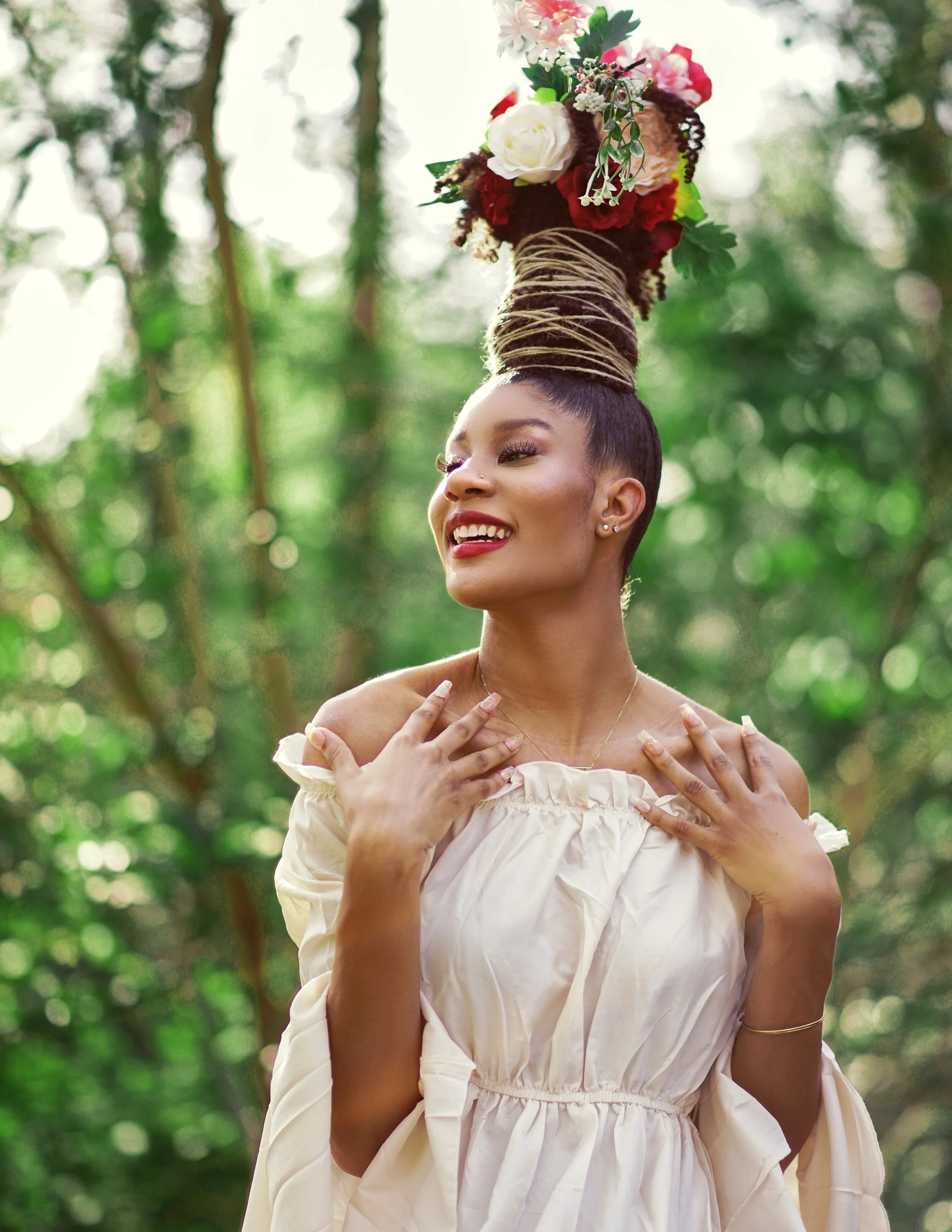 Photographer: Ciara Kelley Female Model: Channy Jasmyn Makeup Artist/Hair Stylist: Raesha Emerson