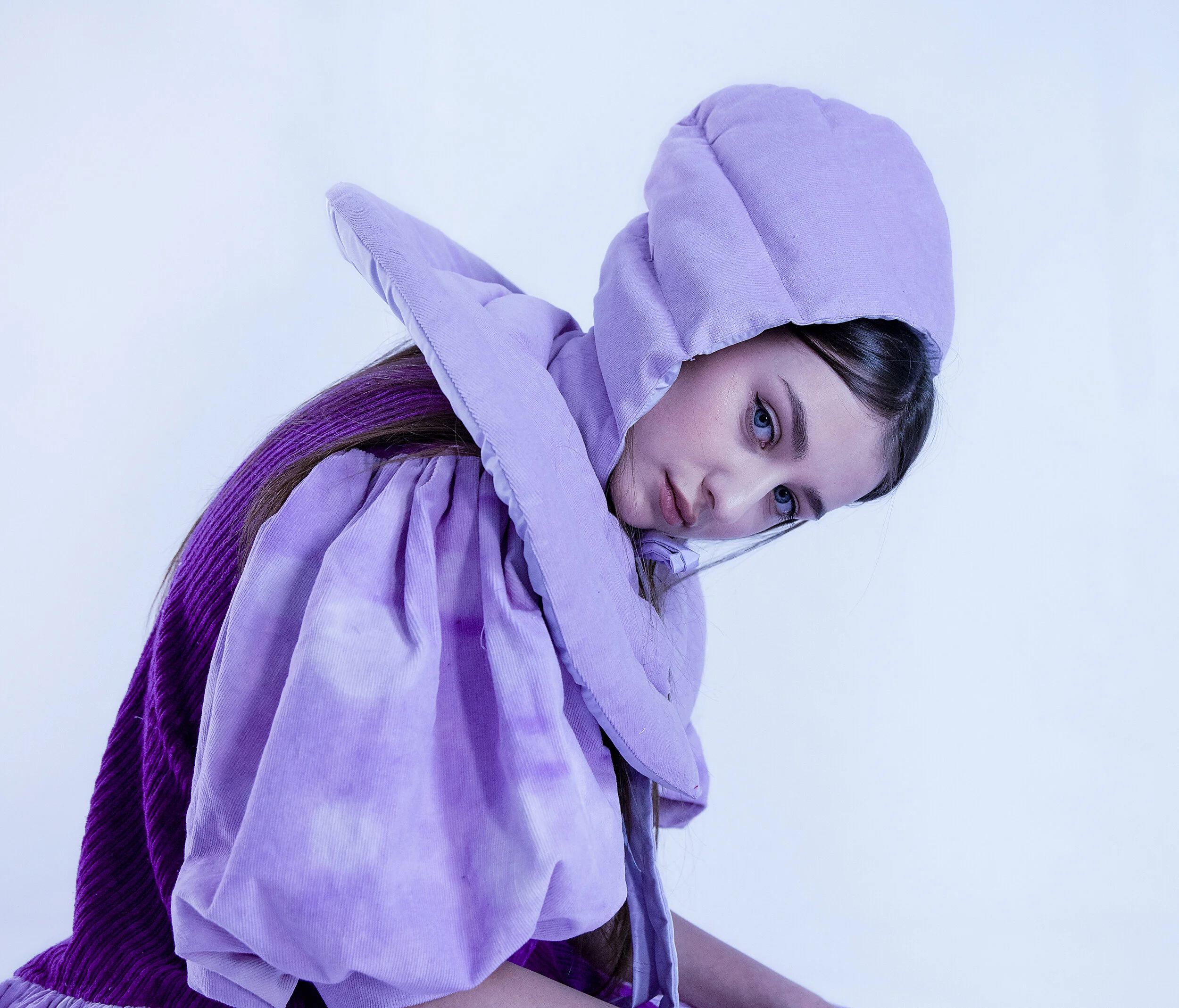 Photographer: Petronella Dahl Fashion Designer: Emilia Female Model: Yana Mohinska @Reklamex Wardrobe Credits: Oversized fairytale dress and hat, designed by Emilia Kumorek