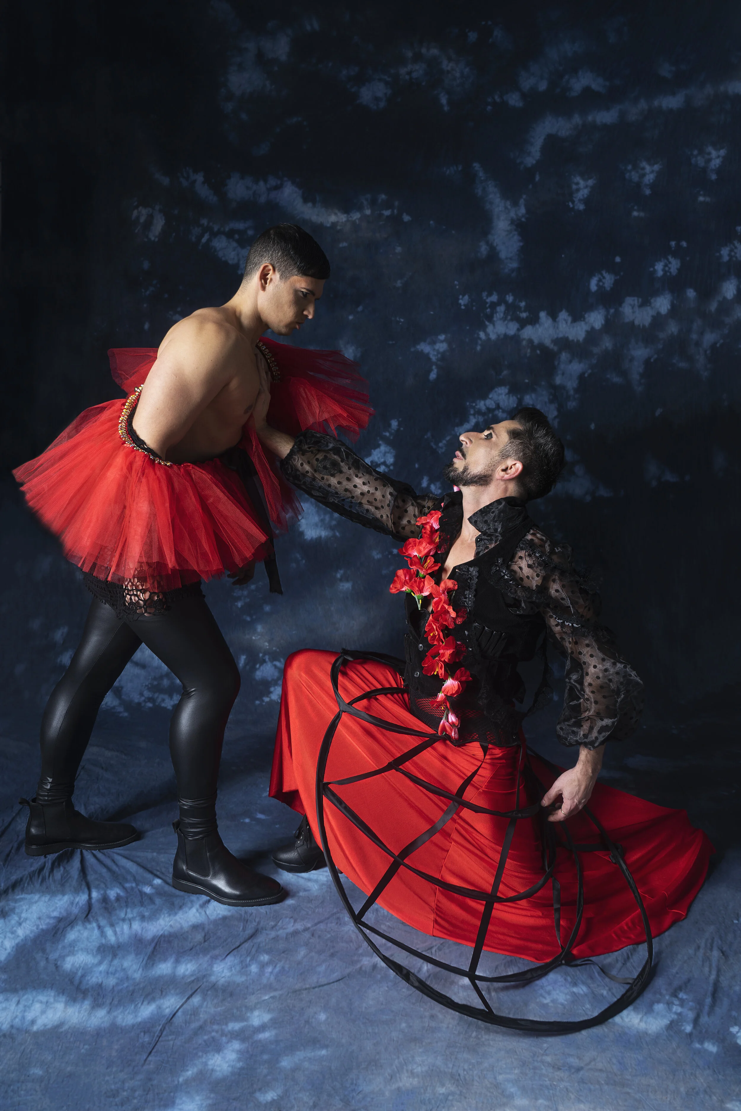 Photographer: Yuli Alexandra Torres Model: Mright7777 Male Model: Guilherme Da Silva Caramori Fashion Designer: Jose Carlos Fernandez Morales Makeup Artist: Mayte Pascual Porter Makeup Artist: Zaira Domenech Hair Stylist: Juan Murgui