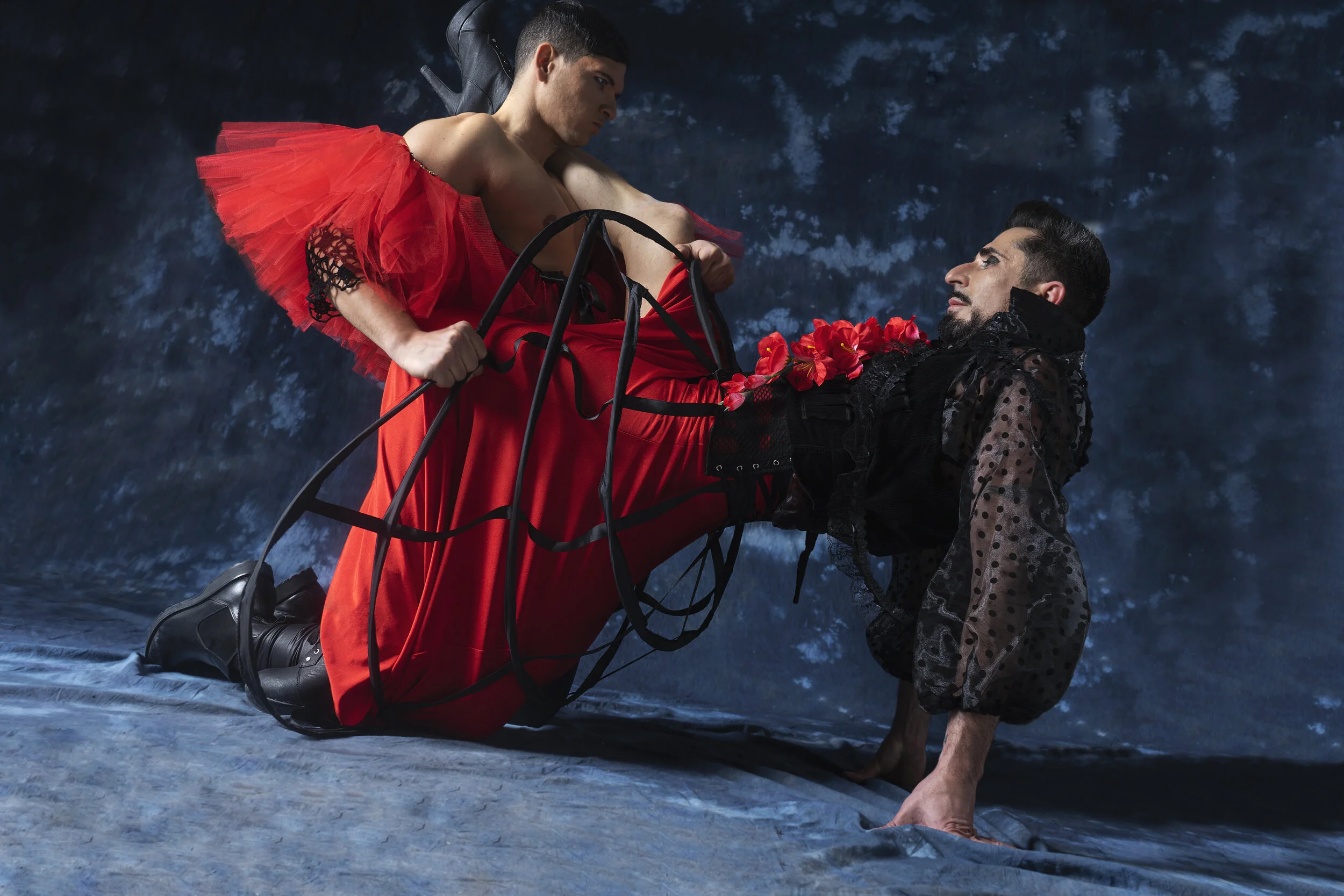 Photographer: Yuli Alexandra Torres Model: Mright7777 Male Model: Guilherme Da Silva Caramori Fashion Designer: Jose Carlos Fernandez Morales Makeup Artist: Mayte Pascual Porter Makeup Artist: Zaira Domenech Hair Stylist: Juan Murgui