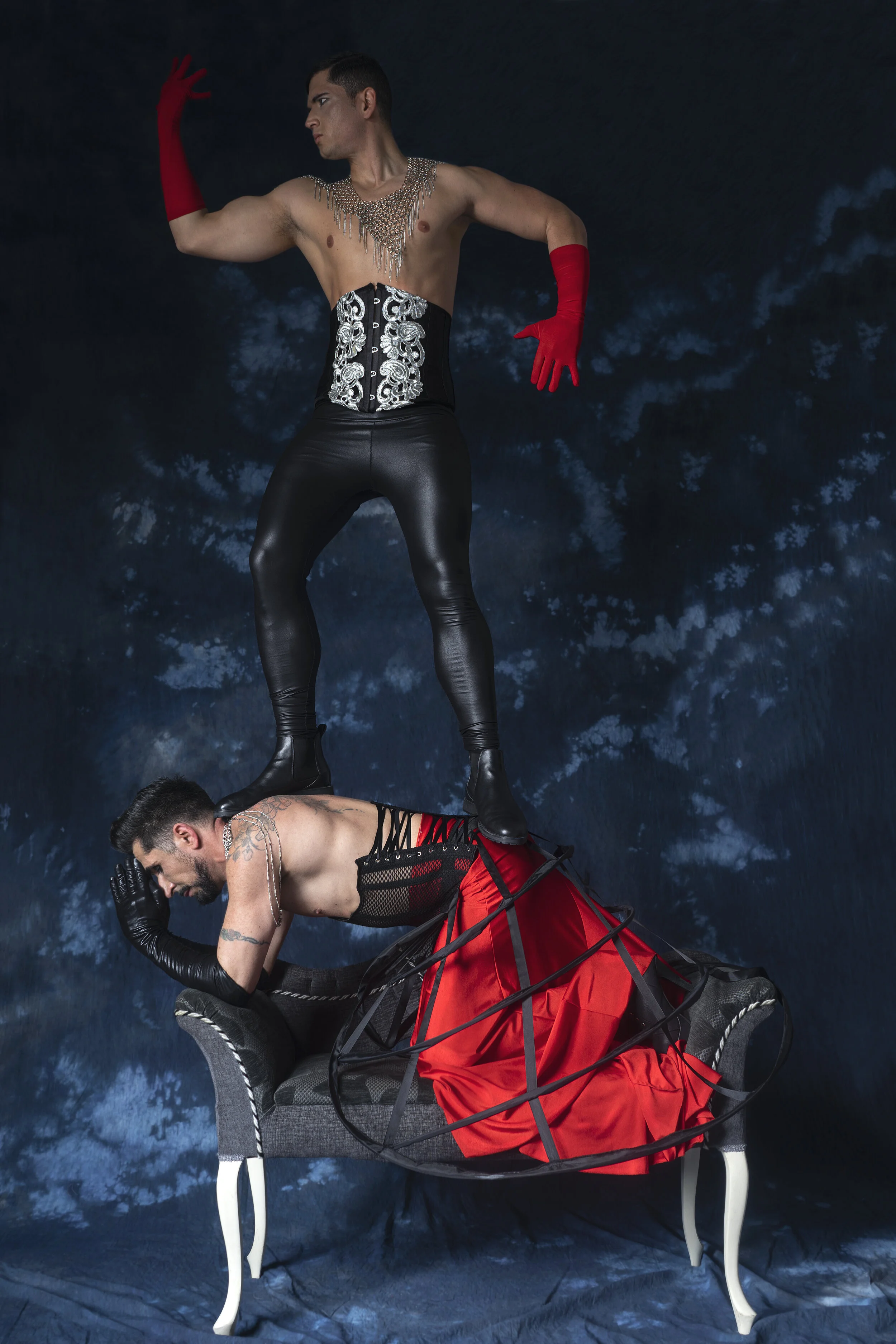Photographer: Yuli Alexandra Torres Model: Mright7777 Male Model: Guilherme Da Silva Caramori Fashion Designer: Jose Carlos Fernandez Morales Makeup Artist: Mayte Pascual Porter Makeup Artist: Zaira Domenech Hair Stylist: Juan Murgui