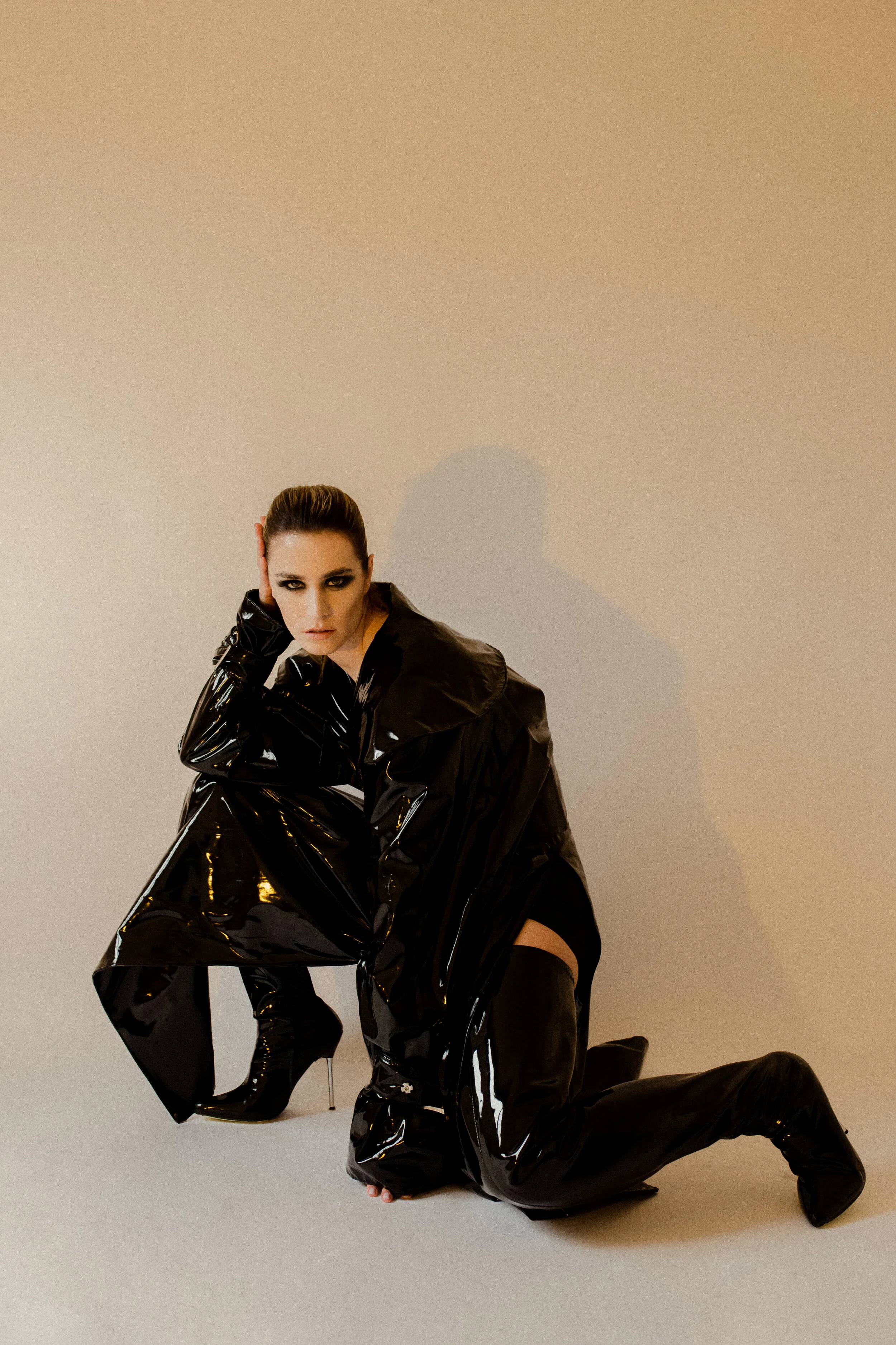 Photographer: Martina Chiapparelli Female Model: Camilla Bucciolini @glamour model management Makeup Artist: Claudia Passacantilli Wardrobe Stylist: Gaia Schiavetti Wardrobe Credits: Total Look: Rebecca Romiti @rebeccarebelle