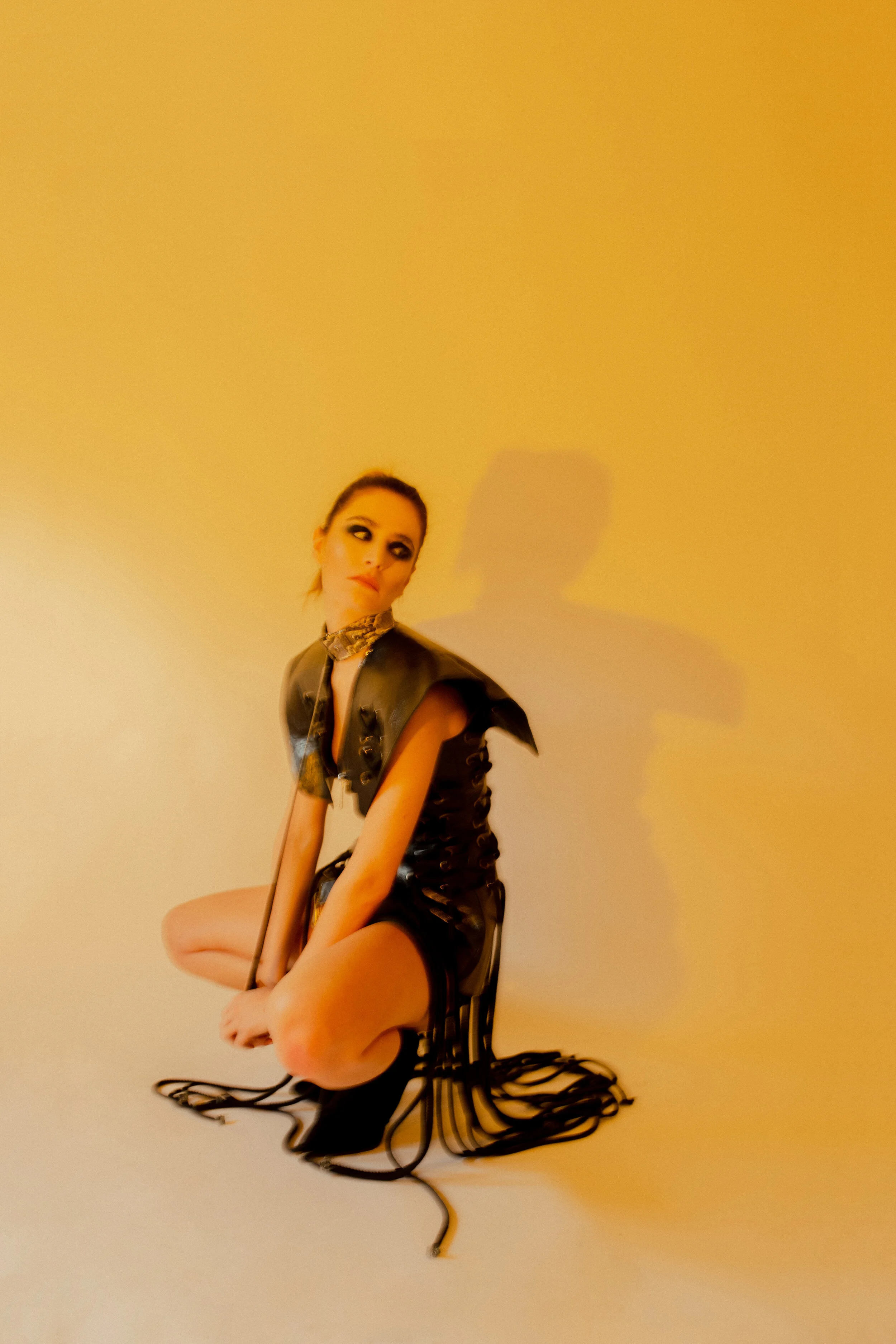 Photographer: Martina Chiapparelli Female Model: Camilla Bucciolini @glamour model management Makeup Artist: Claudia Passacantilli Wardrobe Stylist: Gaia Schiavetti Wardrobe Credits: Dress:Annamaria Biasiol @hannahsiol Shoes: Akirè Fashio