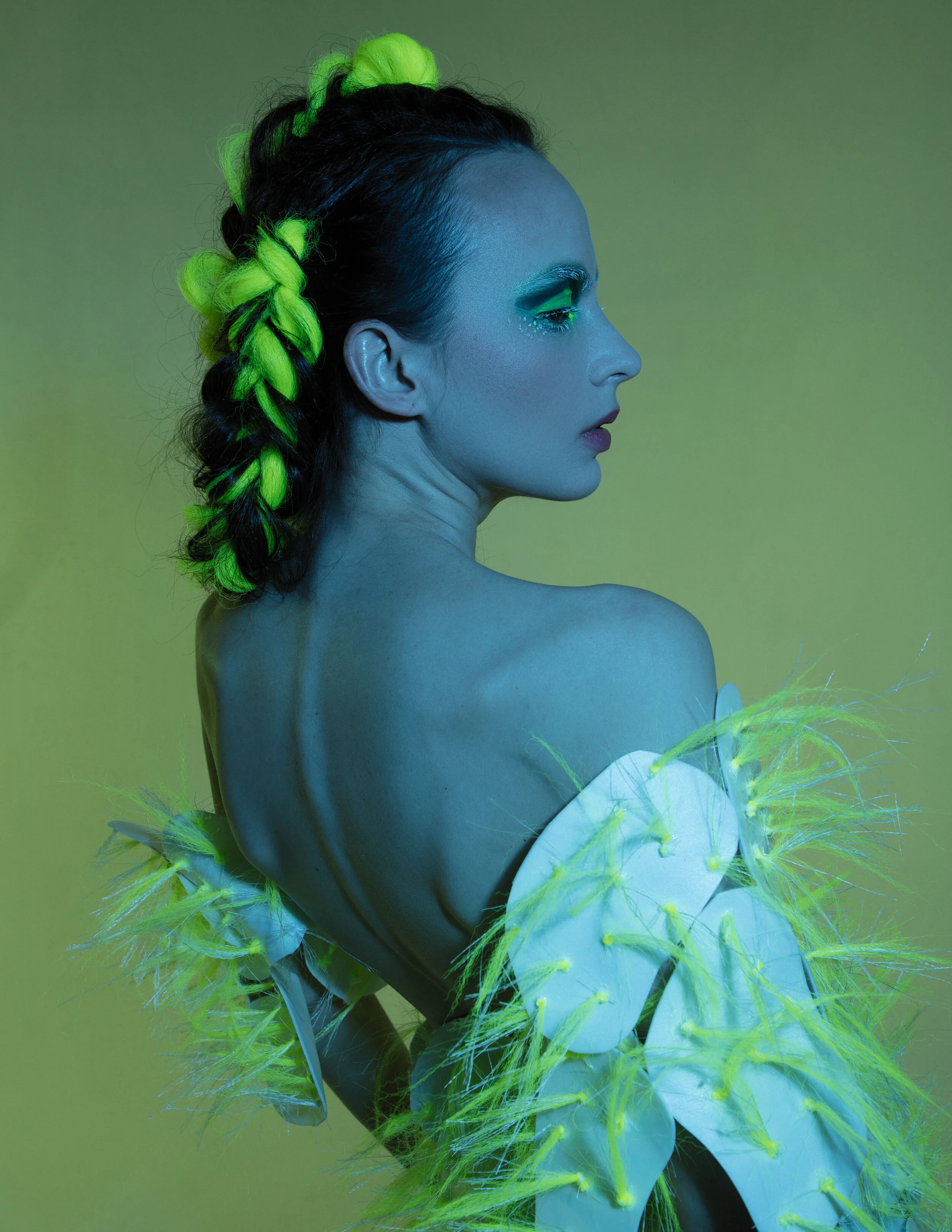 Model, Photograhper/Photographer: Helen Yushkova Female Model: Anastasya Chalceva Fashion Designer/Makeup Artist/Hair Stylist: Irina Kopachenko Wardrobe Credits: Costume: Irina Kopachenko Shoes: Bag selection Tights: Calzedonia
