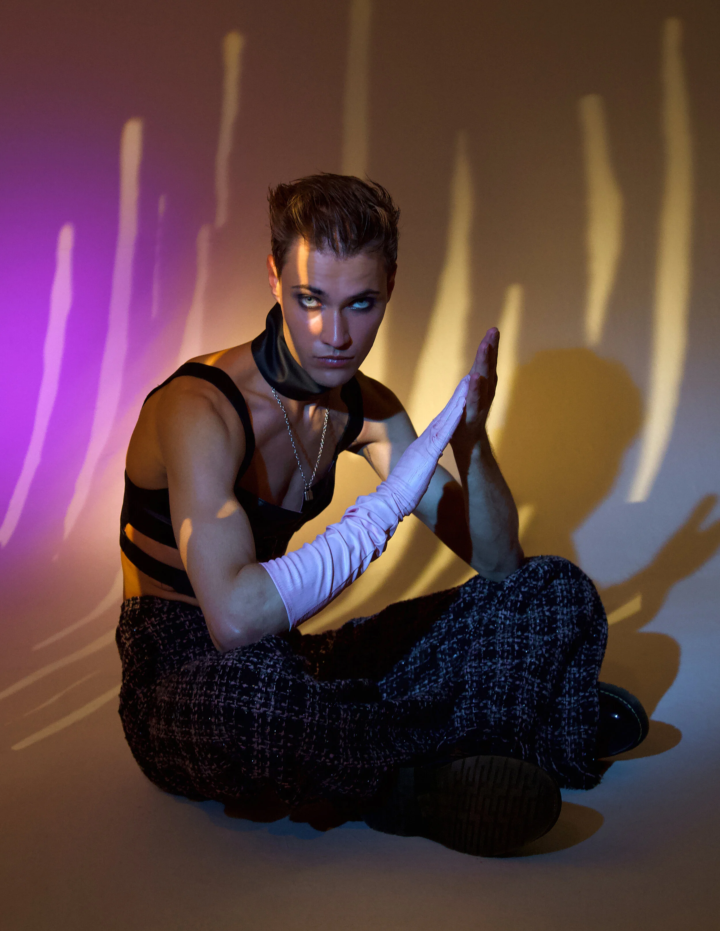 Photographer: Rimma Voskanyan Model: Vyacheslav V Makeup Artist: Alla Aristova Fashion Designer: Yana Yakubova Wardrobe Stylist: Bozhena Yakhontova