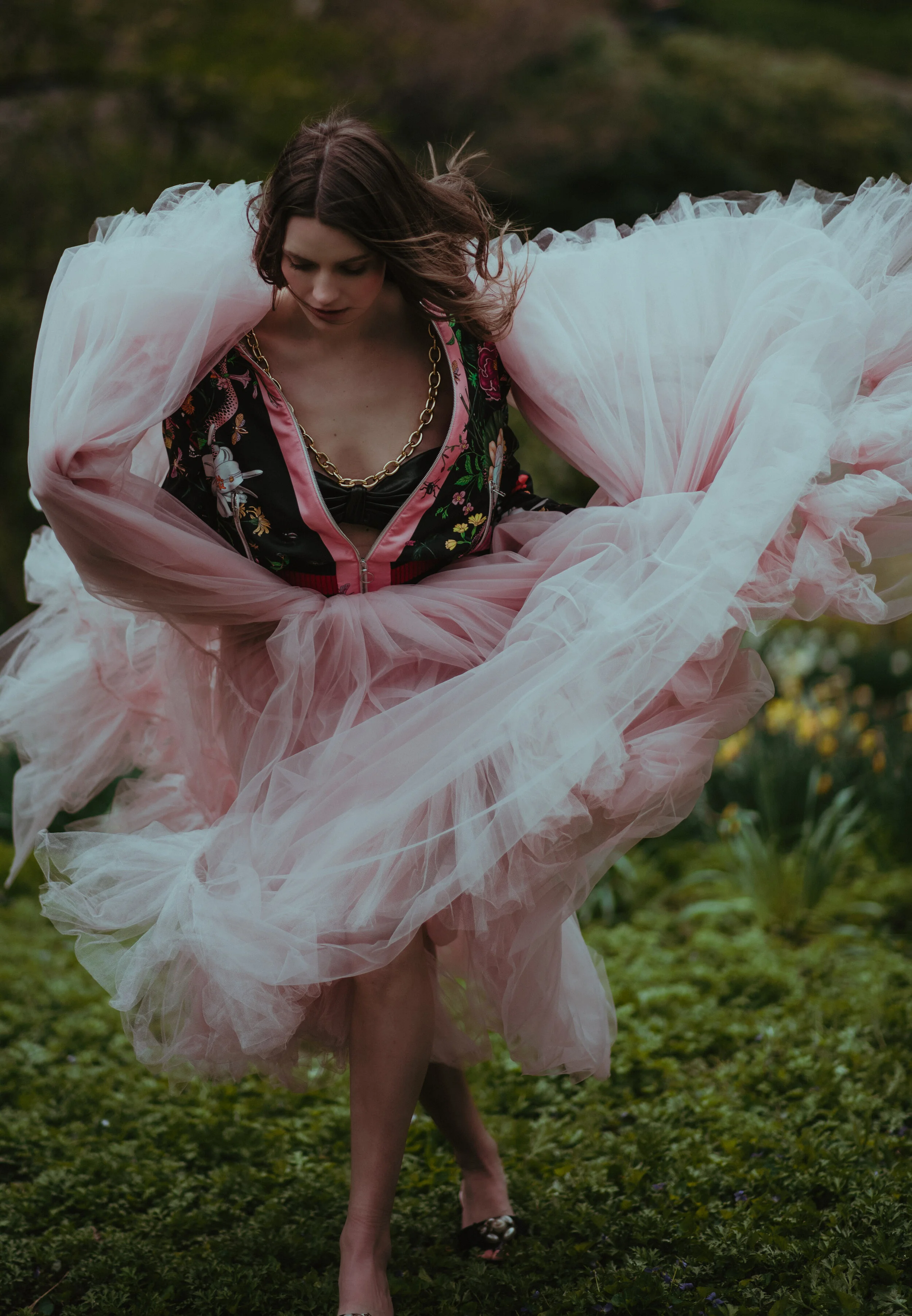 Photographer: Anna Garbowska Female Model: Oksana Jager @Muse Management NYC Makeup Artist: Jas Doyle Hair Stylist: Aiym Assimkanova Wardrobe Stylist: Stasi Berezovskaya Stylist assistnat: Alex Williams showroom: Flying Solo Wardrobe Cred