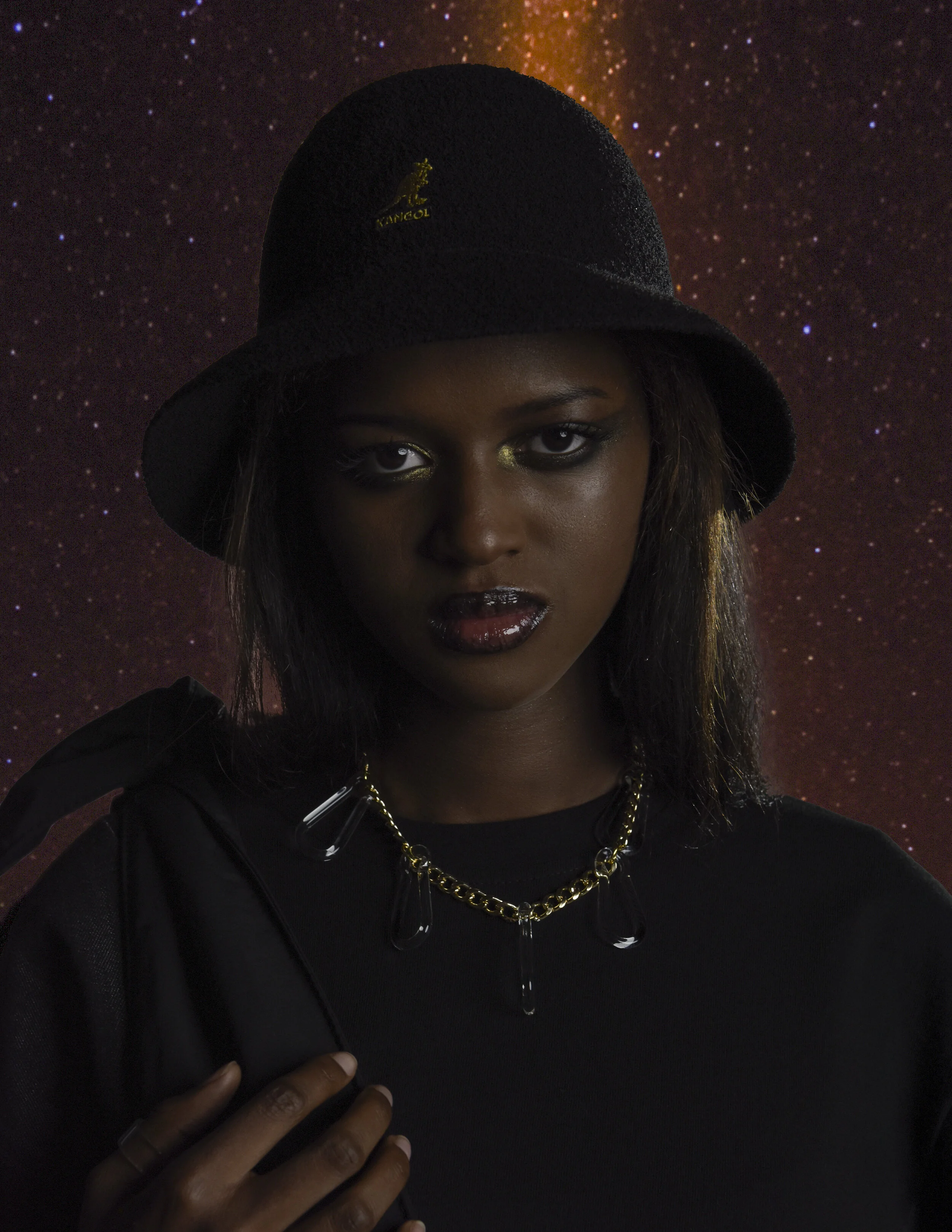 Photographer: Romarine Ronzon-Jaricot Model: Diamie Ndiaye @AG Scouting Makeup Artist: Eva Cissé Assistant: Moïra Laurent Wardrobe Stylist/Accessory Designer: Berrin Vidin Wardrobe Credits: Diamie's outfit - T-shirt : Ajo by Ajo @ajo_ajo