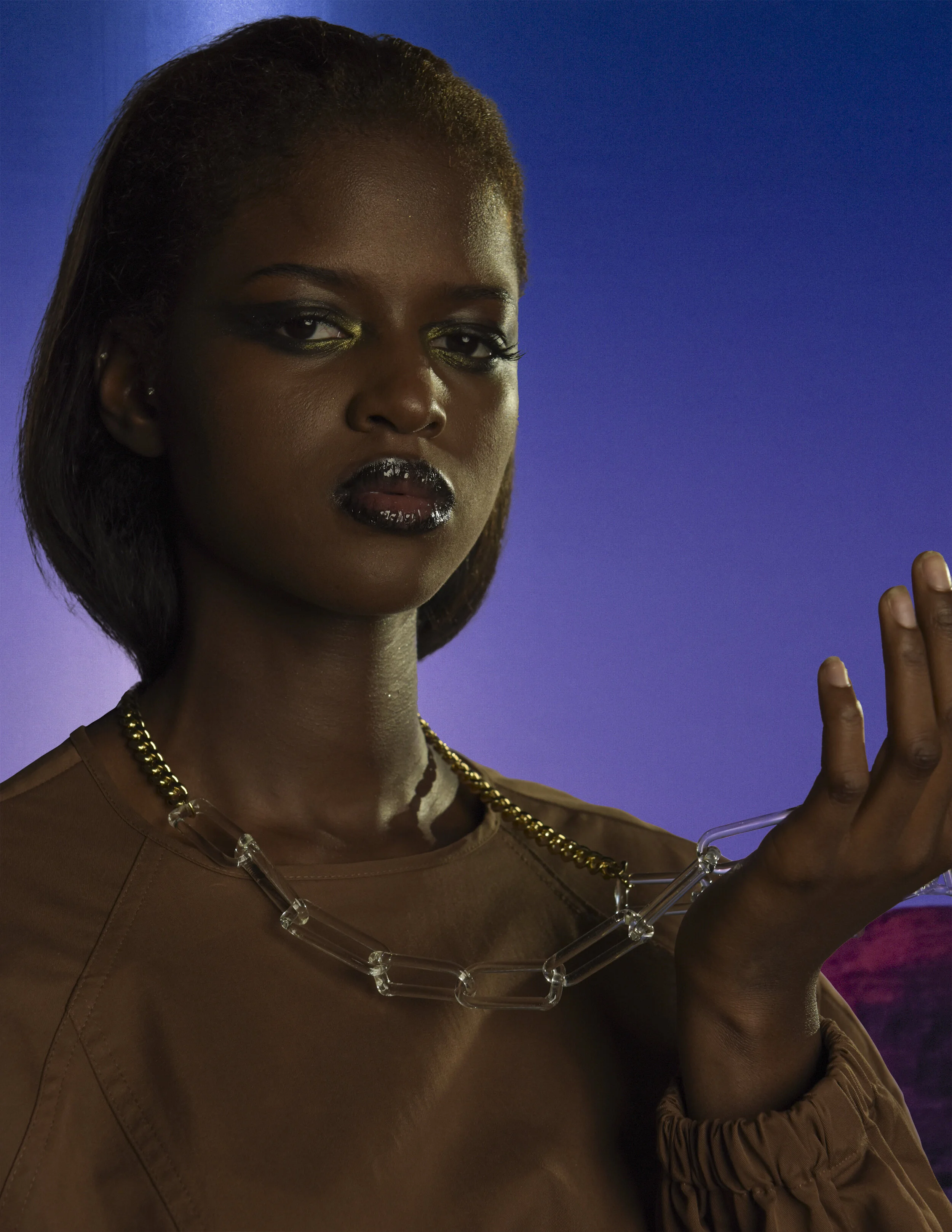 Photographer: Romarine Ronzon-Jaricot Model: Diamie Ndiaye @AG Scouting Assistant: Moïra Laurent Makeup Artist: Eva Cissé Wardrobe Stylist/Accessory Designer: Berrin Vidin Wardrobe Credits: Diamie's outfit - Dress : From Where @fromwhere