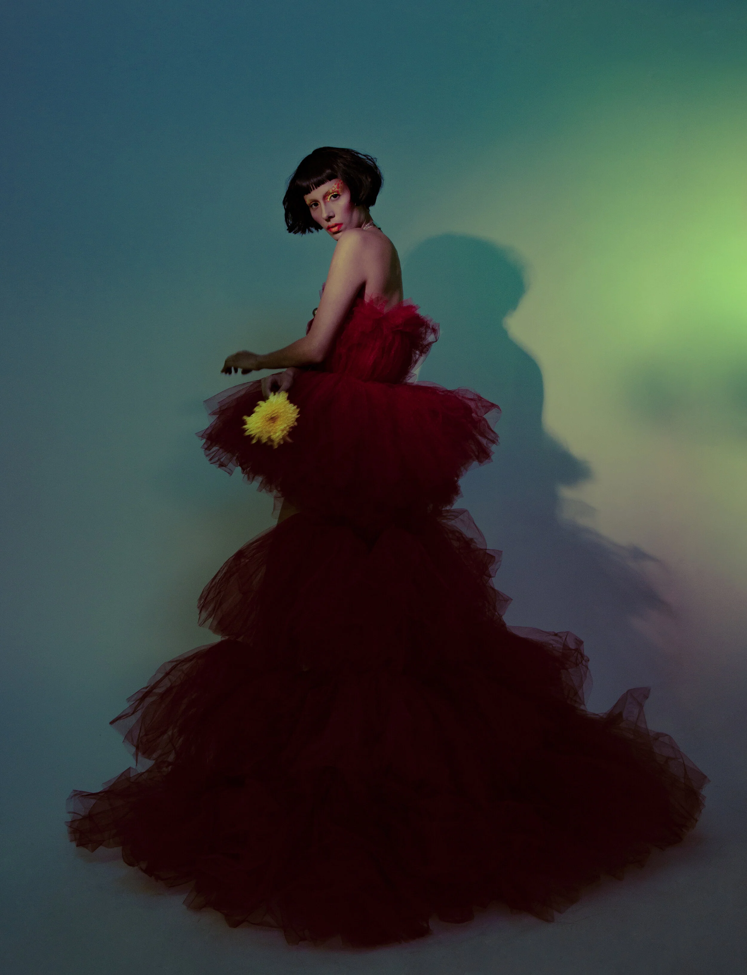 Photographer: Armando Juarez Model: Iliana Ruíz @New Icon Models Makeup Artist: Sean Derbees Assistant: Fabiana Barajas Fashion stylist: Diego Ibañez Necklace: Gigi Mizrahi Dress: Ruben Osorio