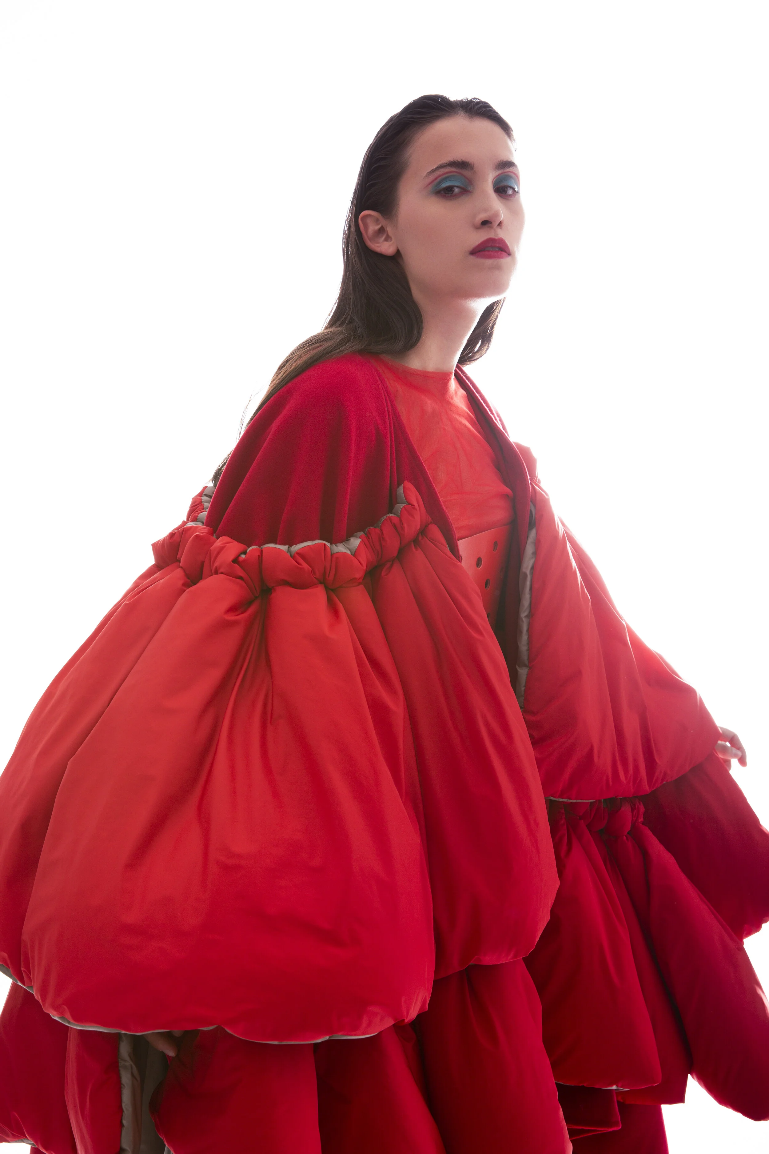 Photographer/Retoucher: Chiara Clemot Model: Kamila Borici @beamodelagency Makeup Artist: Reika Vetti Wardrobe Stylist/Art Director: Aziz Ben Chamkha Wardrobe Stylist: Chiara Caporossi Assistant: Sharon Corinto Wardrobe Credits: Dress: