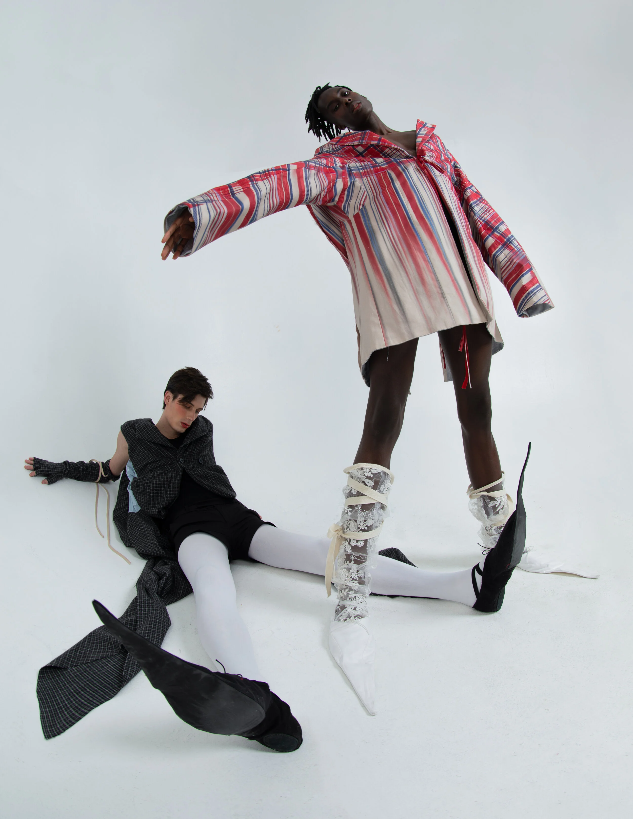 Photographer: boyang hu Model: Alexander_martha_ Model: Jaydon @ Skorpion Mgmt Makeup Artist: Enyu Wu Fashion Designer: Ava Yi-Ping Zhou Wardrobe : Ava Yi-Ping Zhou