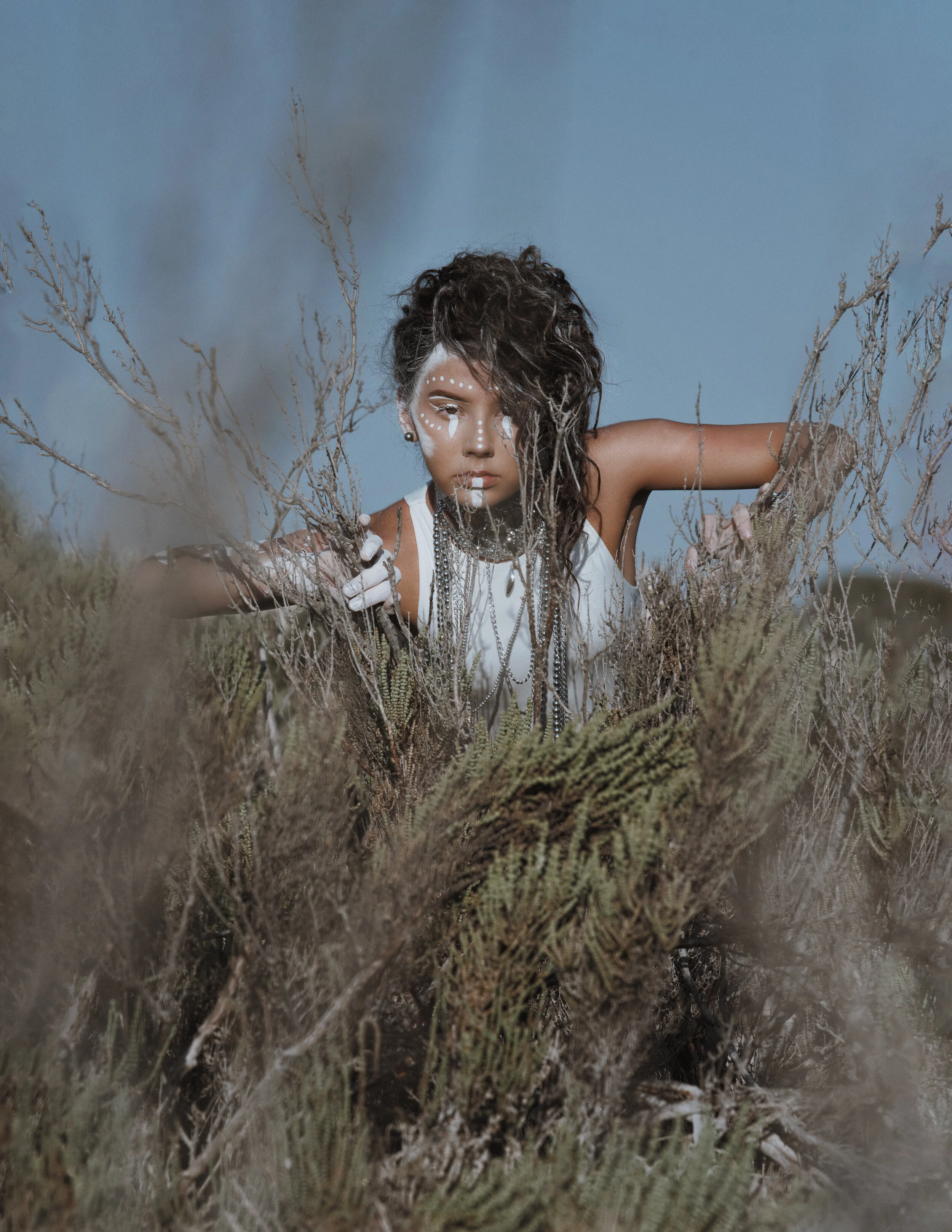Photographer: Anna Melnikova Female Model/Makeup Artist/Hair Stylist: Beatrise Tretjakova Accessory Designer: Viktorija Presnakova