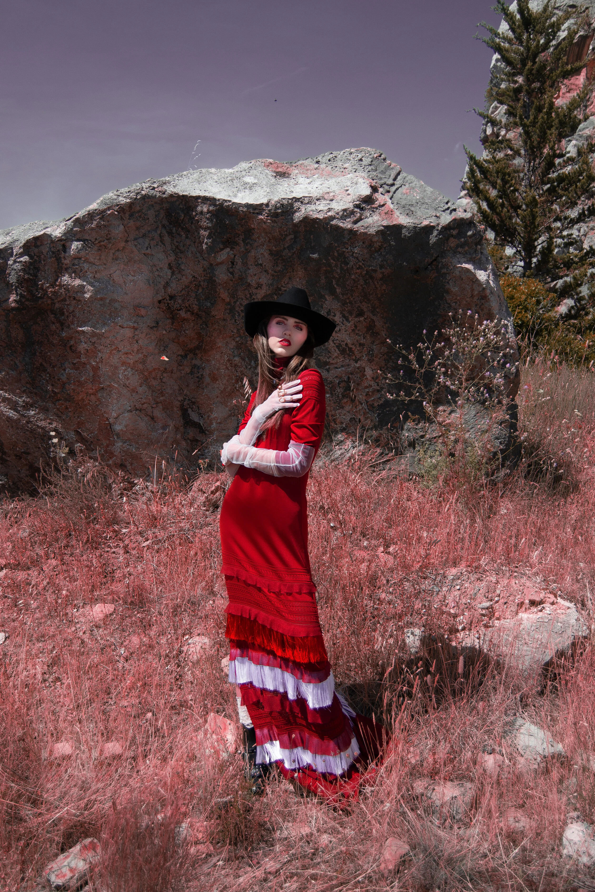 Photographer: Kamila Gjoka Model: Olivia Falciani @Espirit Model Management Stylist: Leonardo Pomposi Makeup Artist: Enrica Belloni Wardrobe Stylist: Elvira Savarese Wardrobe Credits: Dress: 16r Socks: Zara Shoes: Stylist Archive G