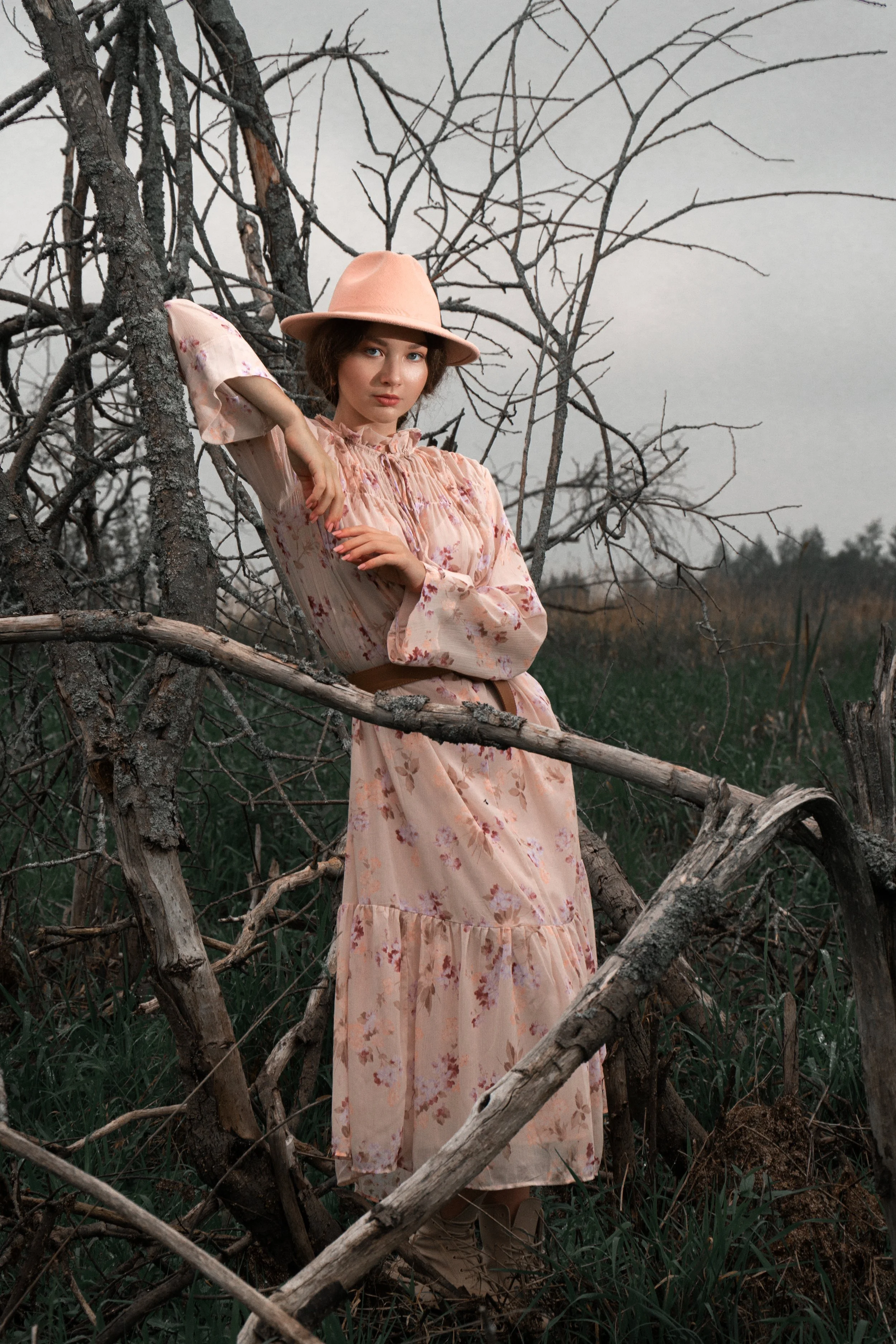 Photographer: Ivan Zelenkov Model: Ksenia Ivanova Stylist: Natali Beketova Makeup Artist: Evgenia Turova Wardrobe Credits: Dress Jw anderson jewelry Natalia Antipova