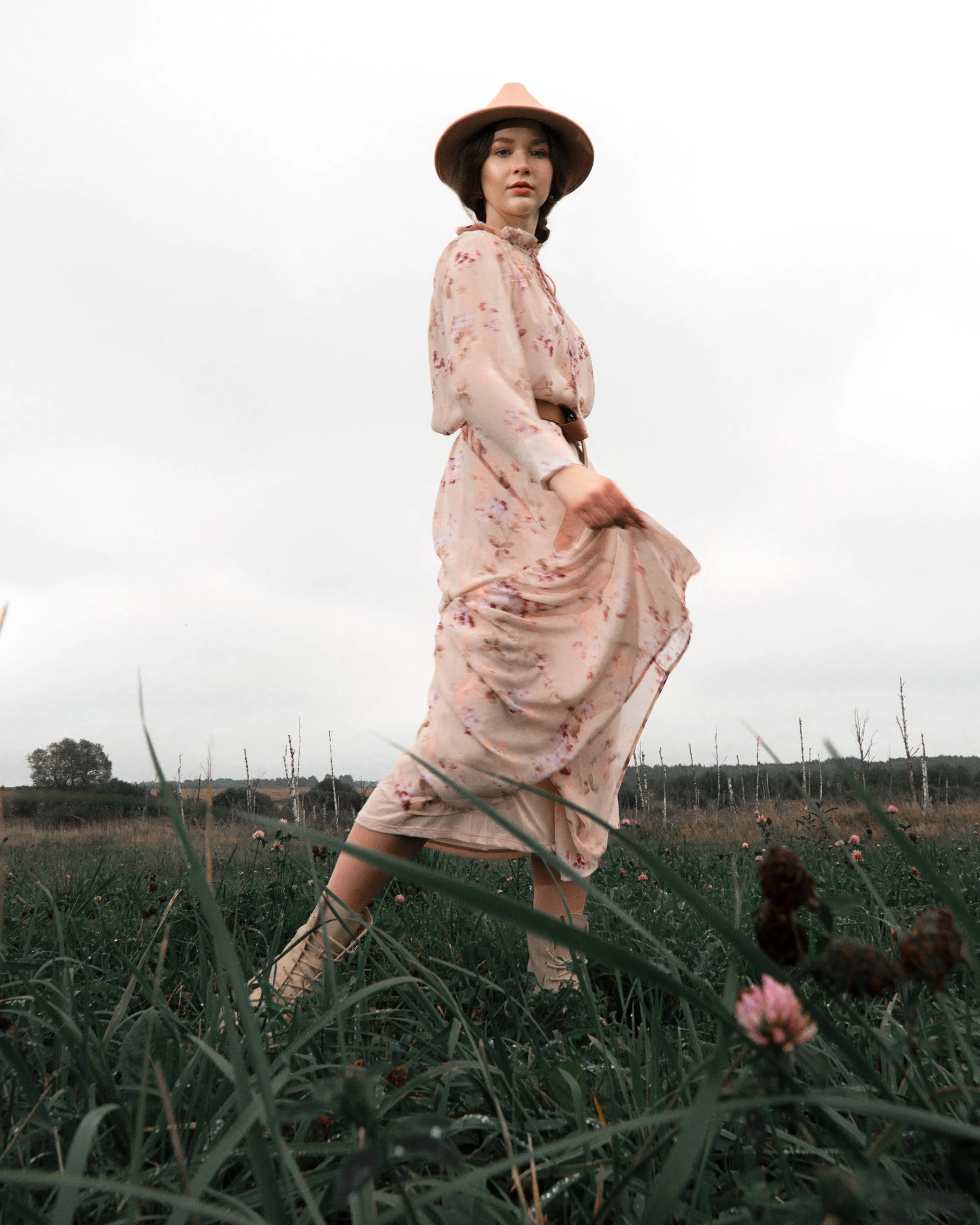 Photographer: Ivan Zelenkov Model: Ksenia Ivanova Stylist: Natali Beketova Makeup Artist: Evgenia Turova Wardrobe Credits: Dress Jw anderson jewelry Natalia Antipova
