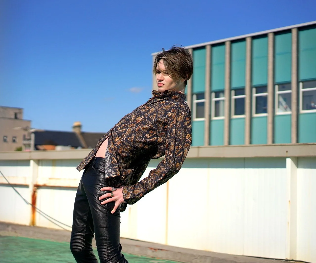 Photographer: Gerry Quiff Model: Lewis Agnew @All Talent Agency Makeup Artist/Hair Stylist: Lorna Agnew Wardrobe Credits: Shirt @nextofficial Trousers @blushboutiquebelfast Jewellery @dogstonestore
