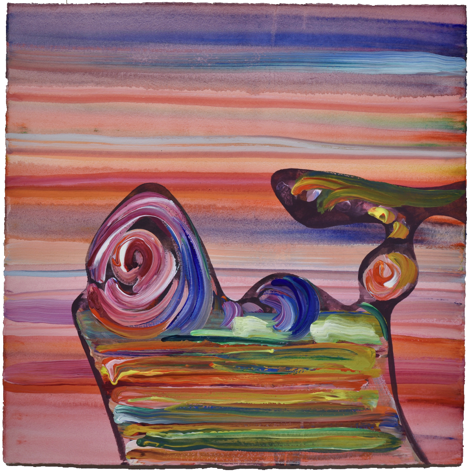 Ground Figure #41, "Absent Present, Reclining Figure w/Whaletale"