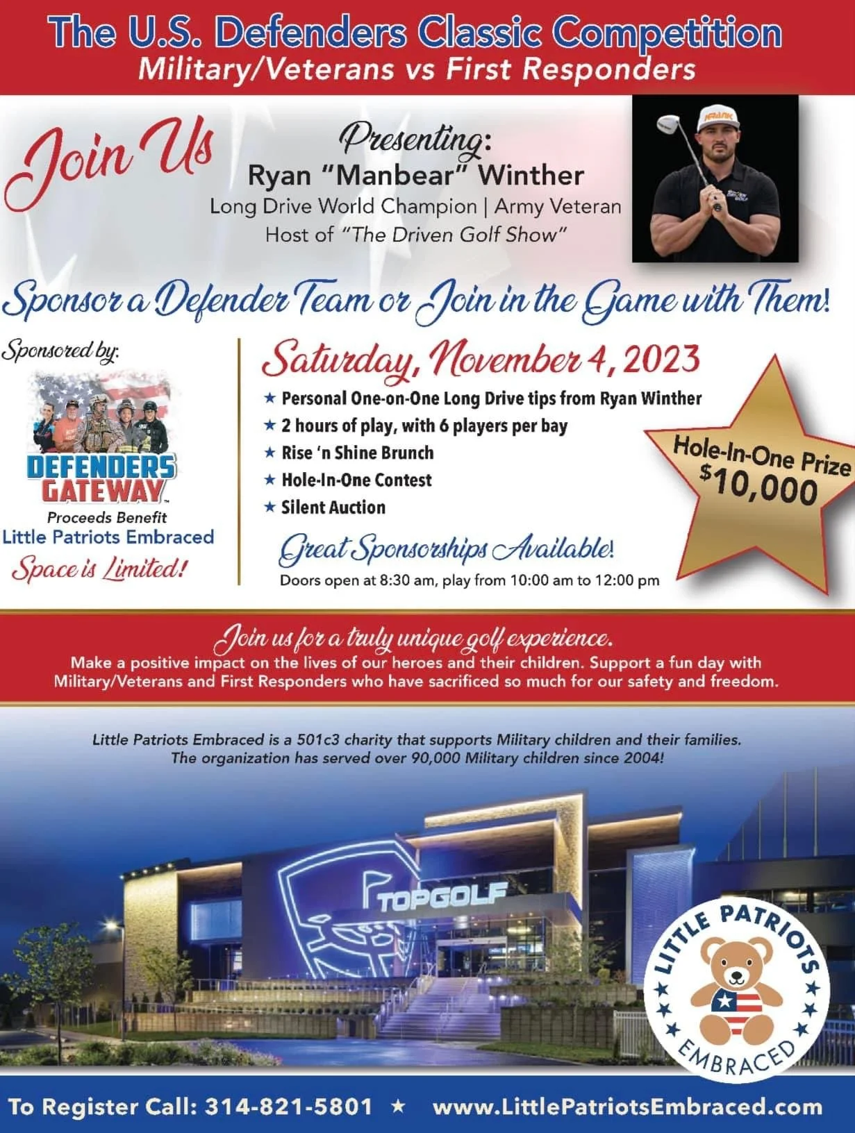 The 2023 U.S. Defenders Classic Competition at Top Golf 