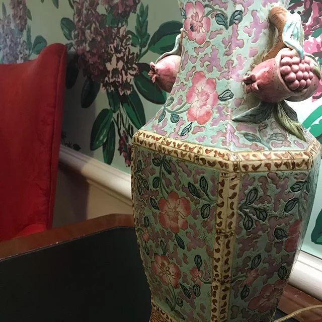 Fearless mixing of pattern and color, are you this brave? Dorothy Draper was a mad genius  #greenbrierresort