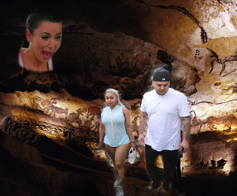 Who doesn’t want to see the Kardashians photoshopped into a 25,000 Paleolithic cave in France with possibly the world’s oldest art work? No one, that’s who.