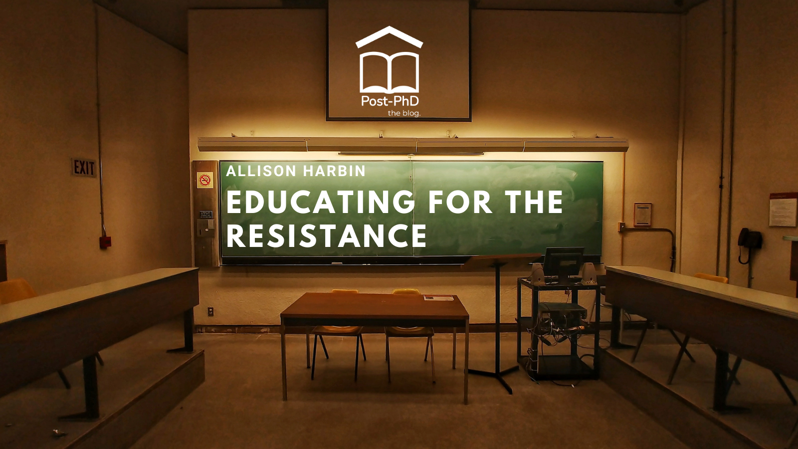 Educating for the Resistance — Allison Harbin, PhD