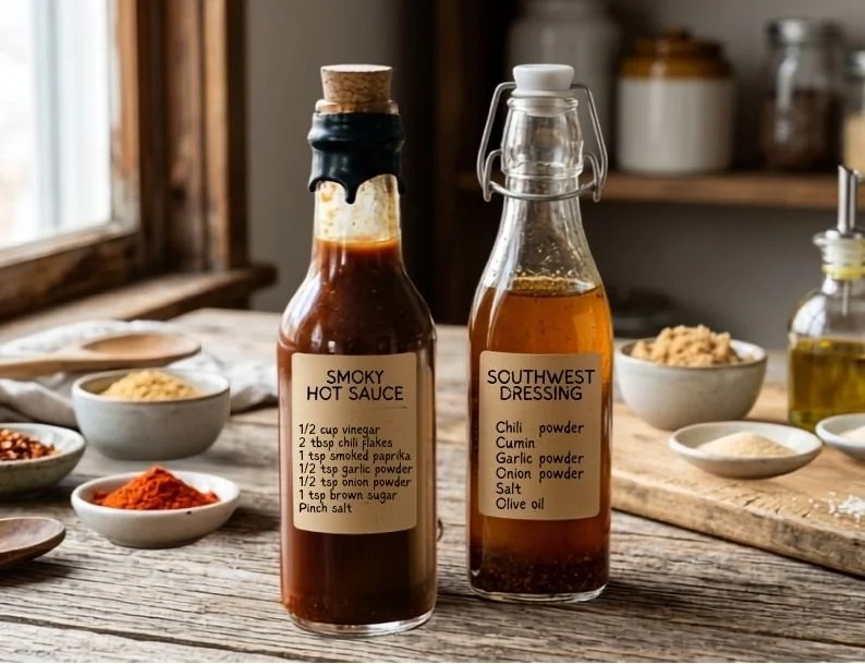 DIY Smoky Chipotle Hot Sauce &amp; Southwest Vinaigrette