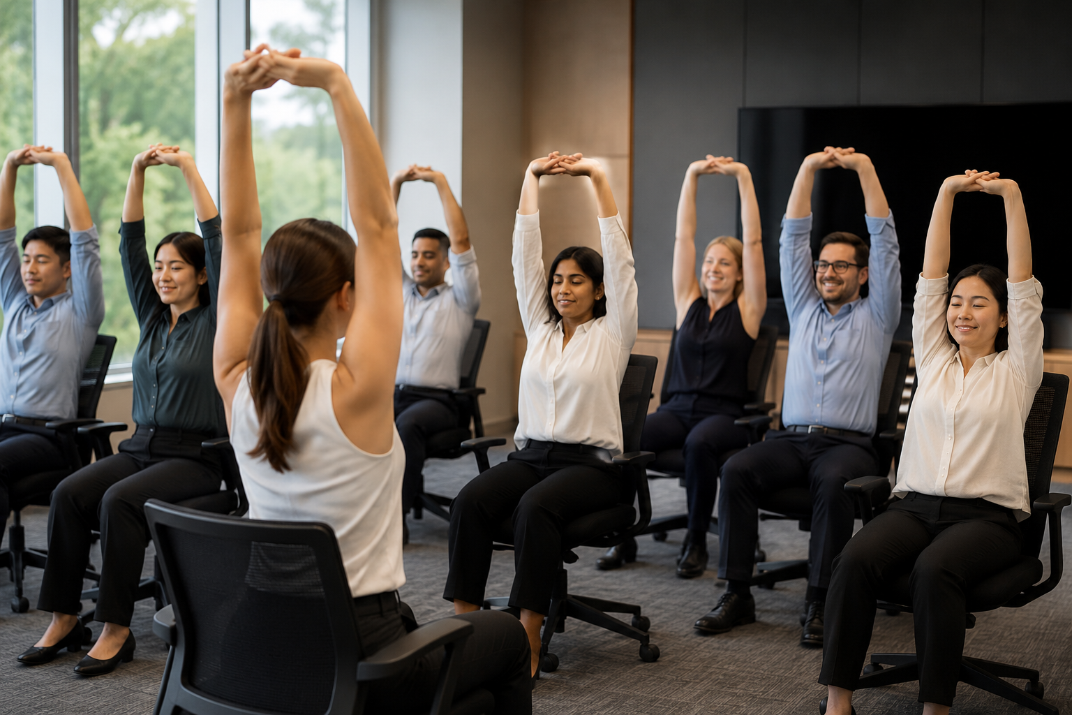 Chair Stretch Reset: A Quick Feel-Better-at-Work Routine
