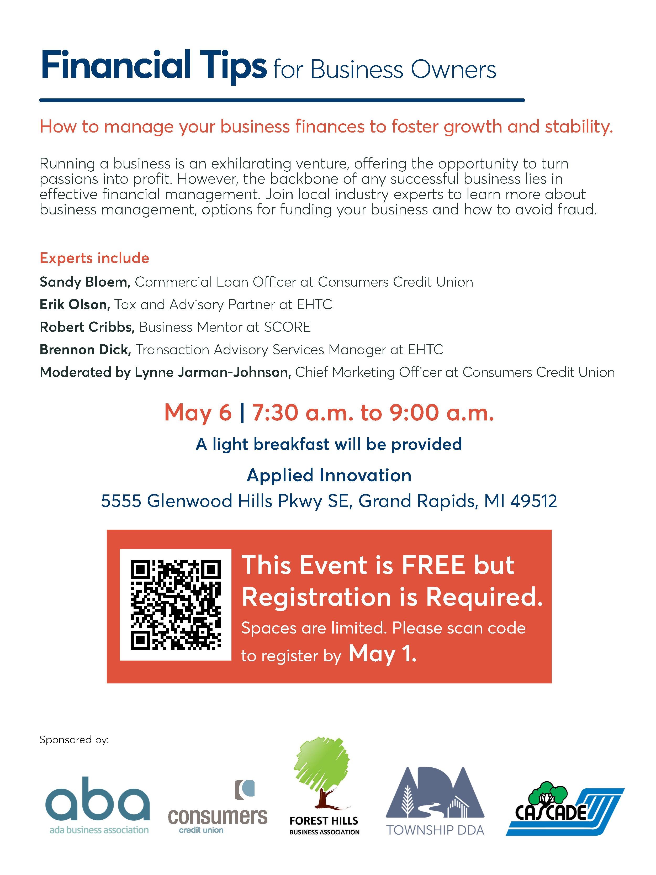 Financial Tips for Business Owners: How to manage your business finances to foster growth and stability.