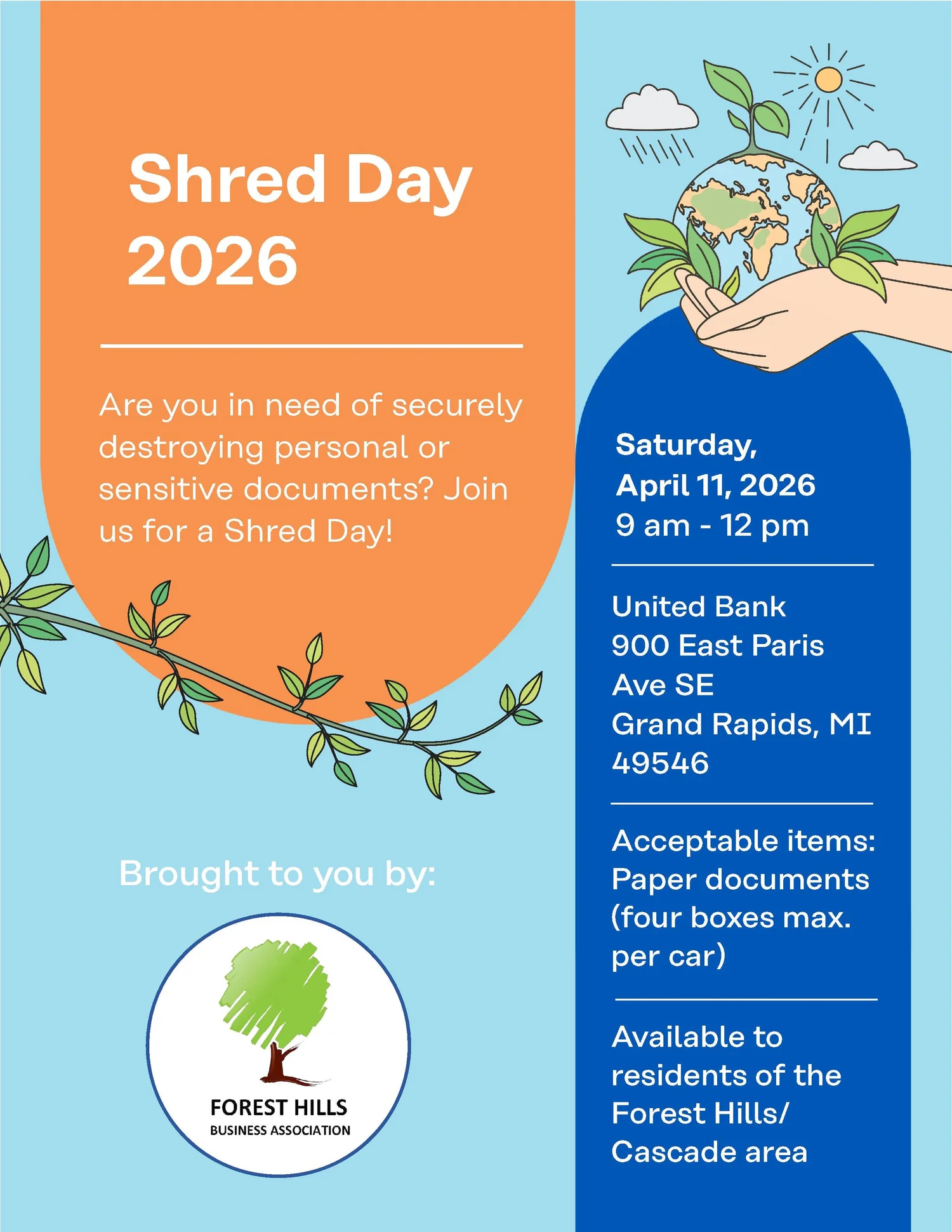 Shred Day 2026 – Free Secure Document Shredding in Grand Rapids (Forest ...